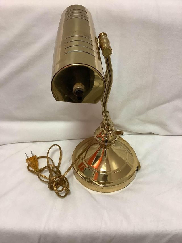 Vintage Brass Desk Lamp image 2