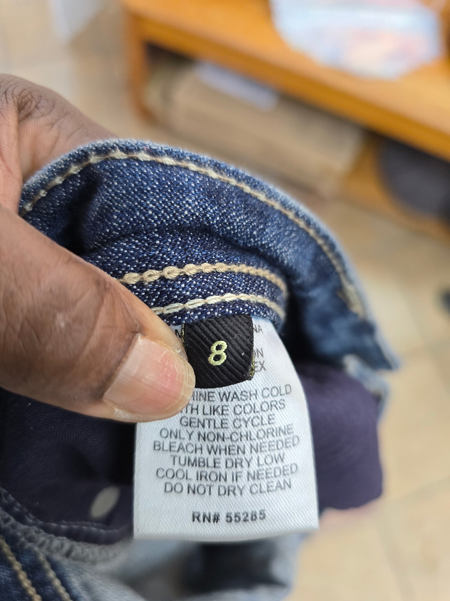 Express boyfriend jeans/denim size 8 image 3