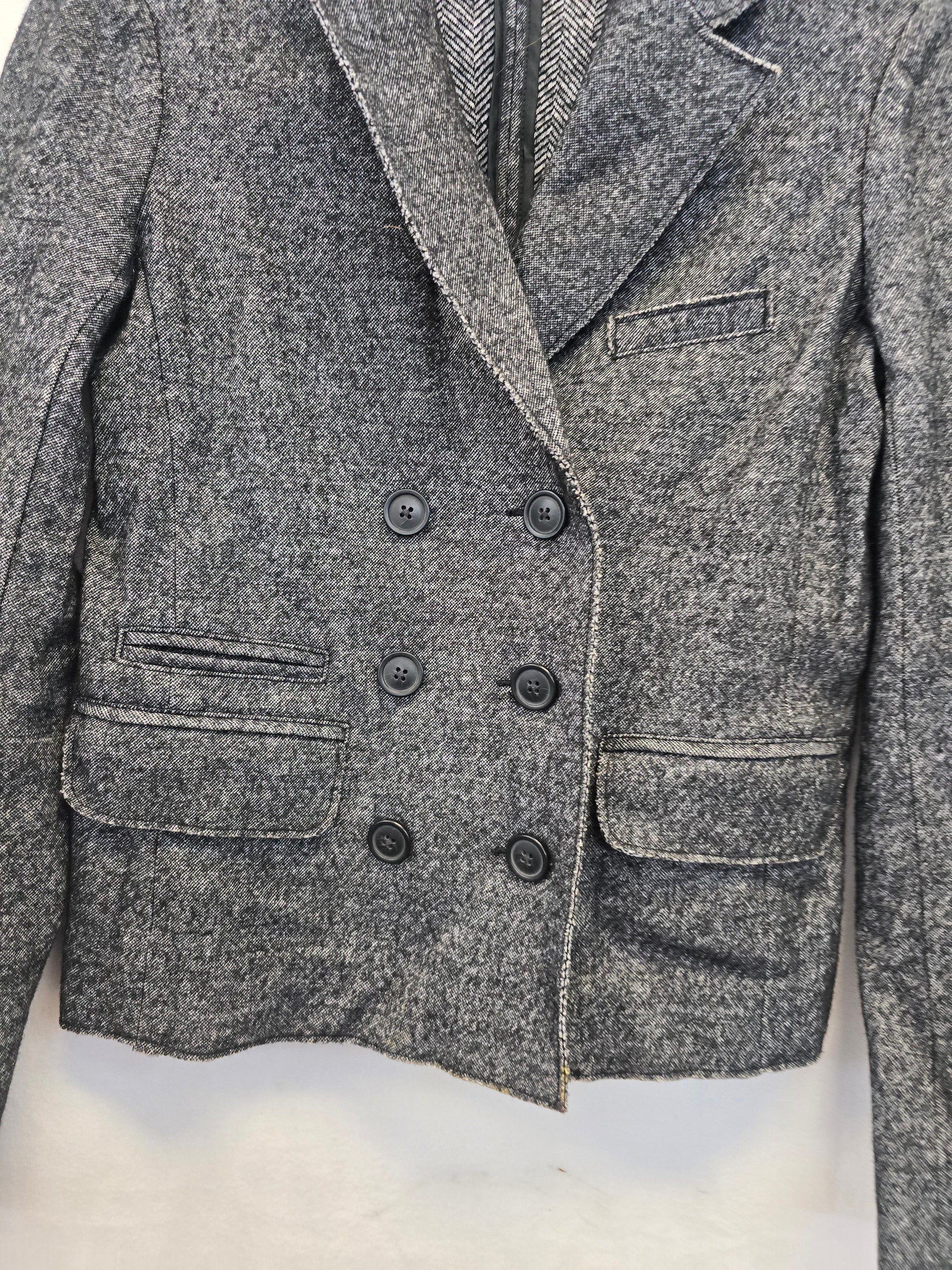 J crew gray blazer size 0 image 4