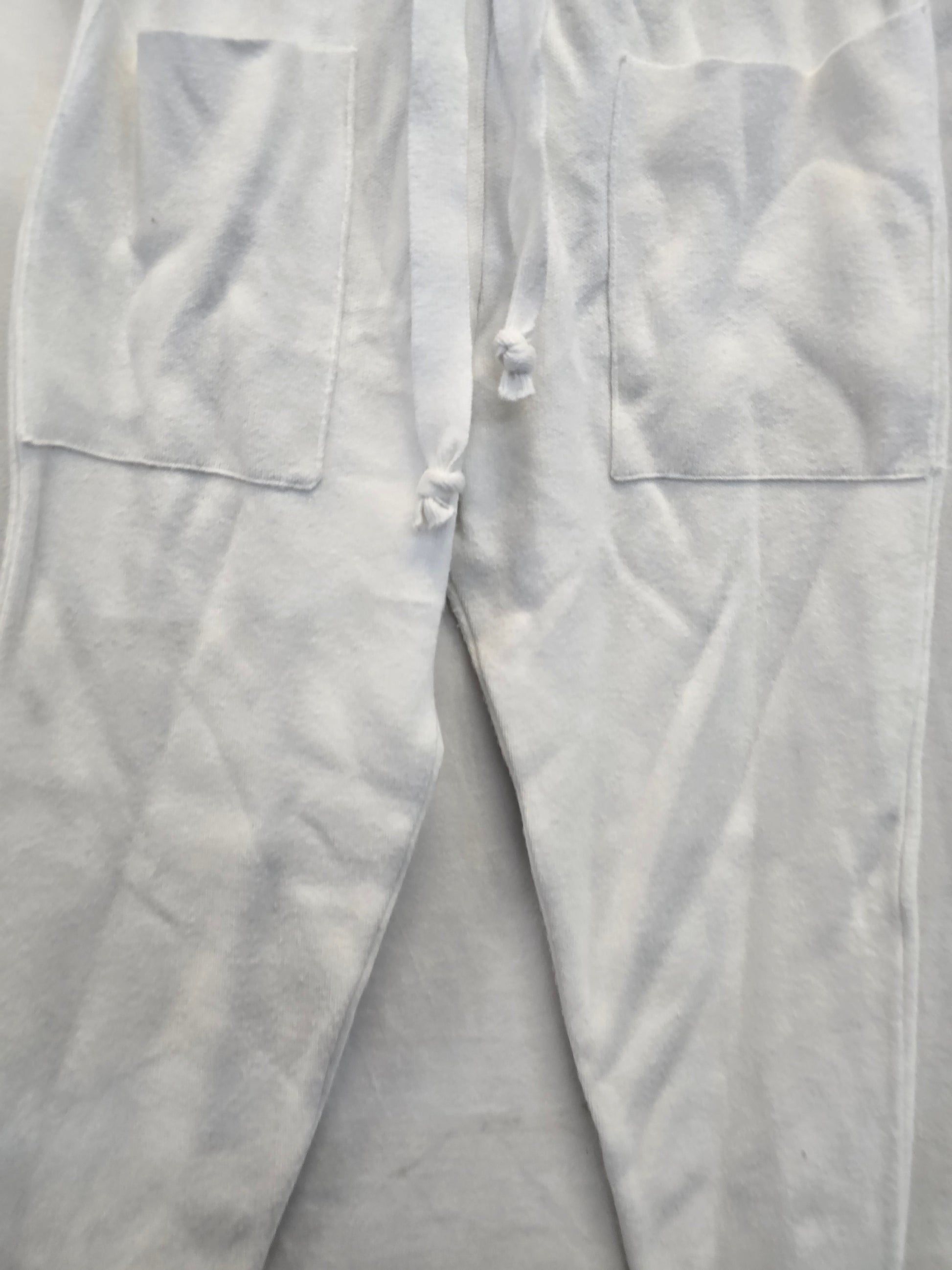 White Zara knit Capri size S image 4