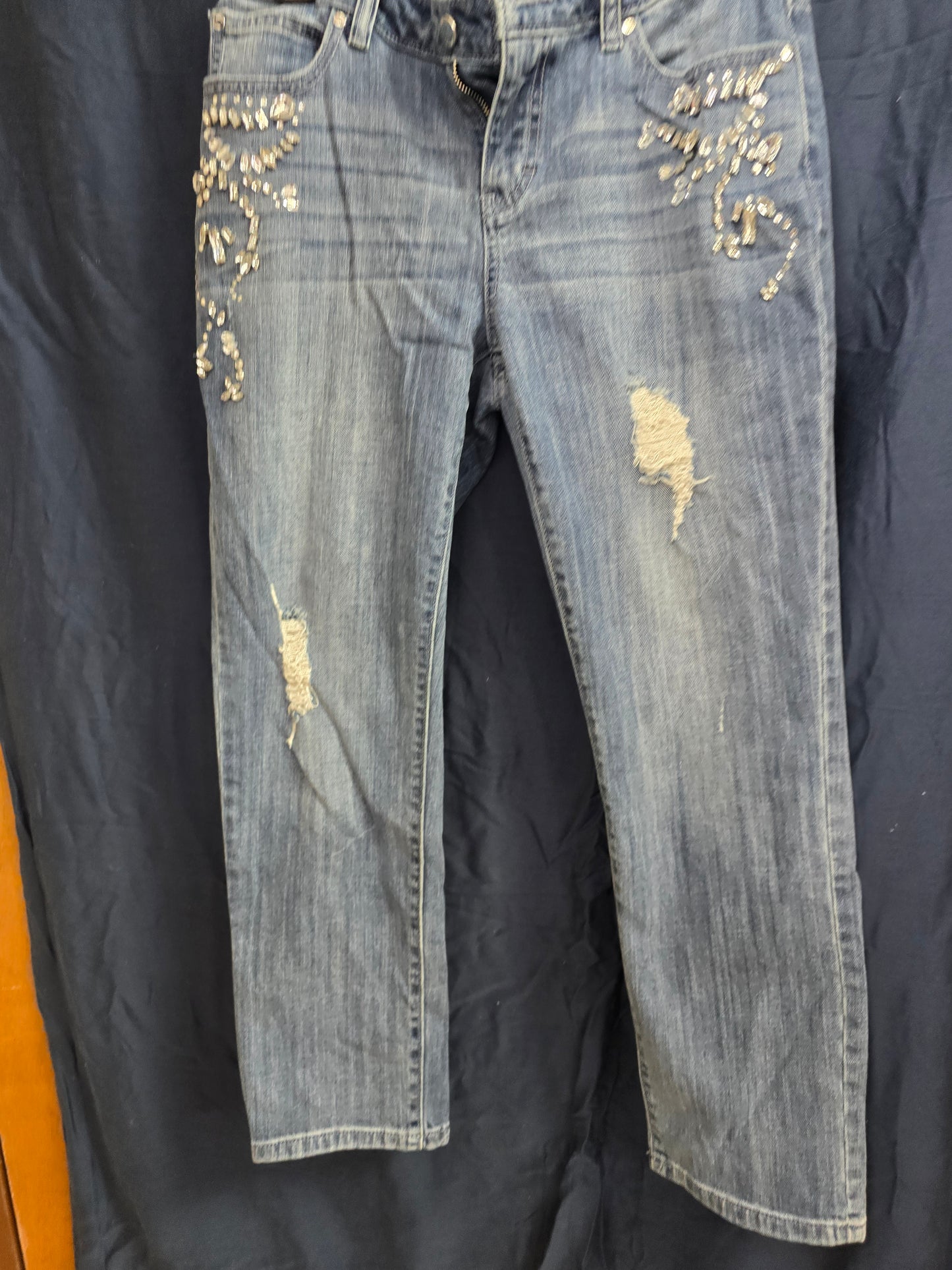 Jennifer Lopez boyfriend jeans size 4 image 1