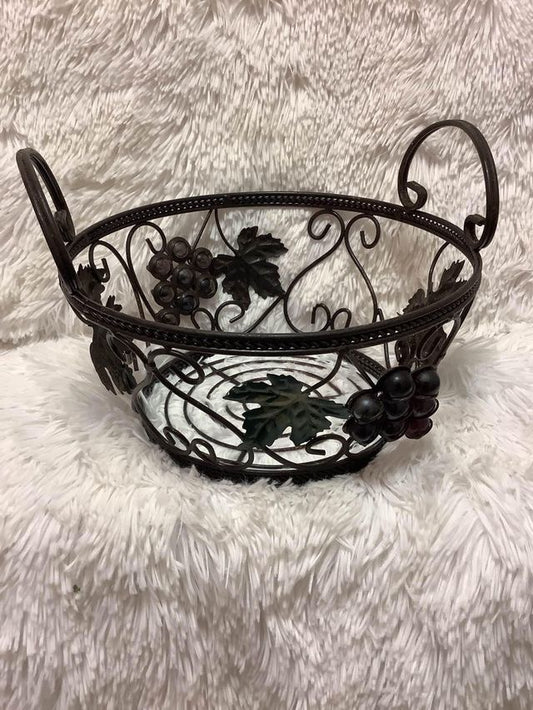 Metal Grape themed Basket image 0