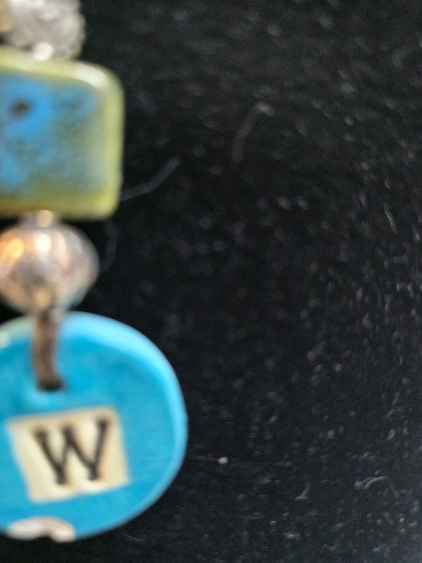 Stone and wax necklace  image 5
