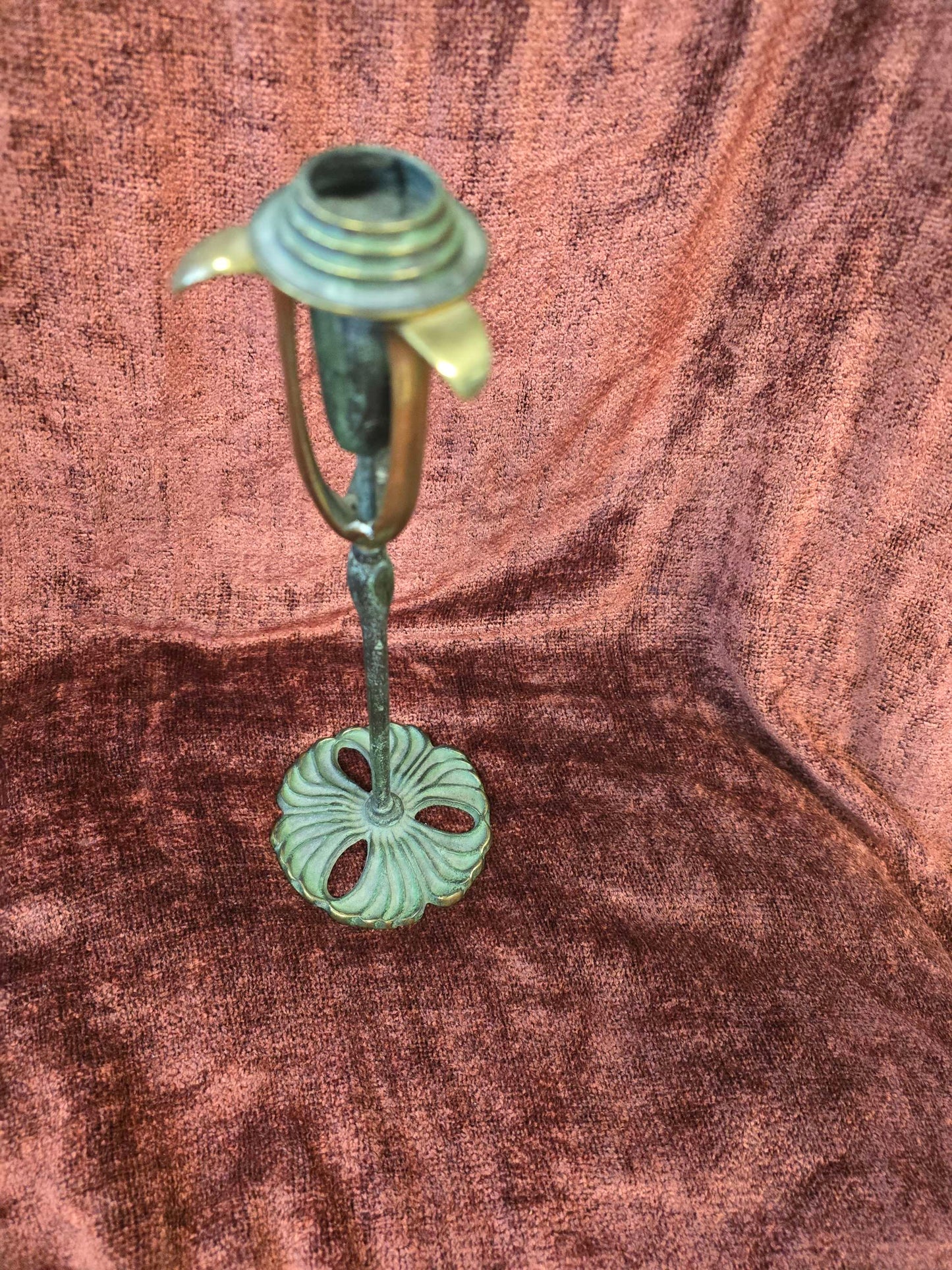 Art Nouveau Candlestick Holder image 0