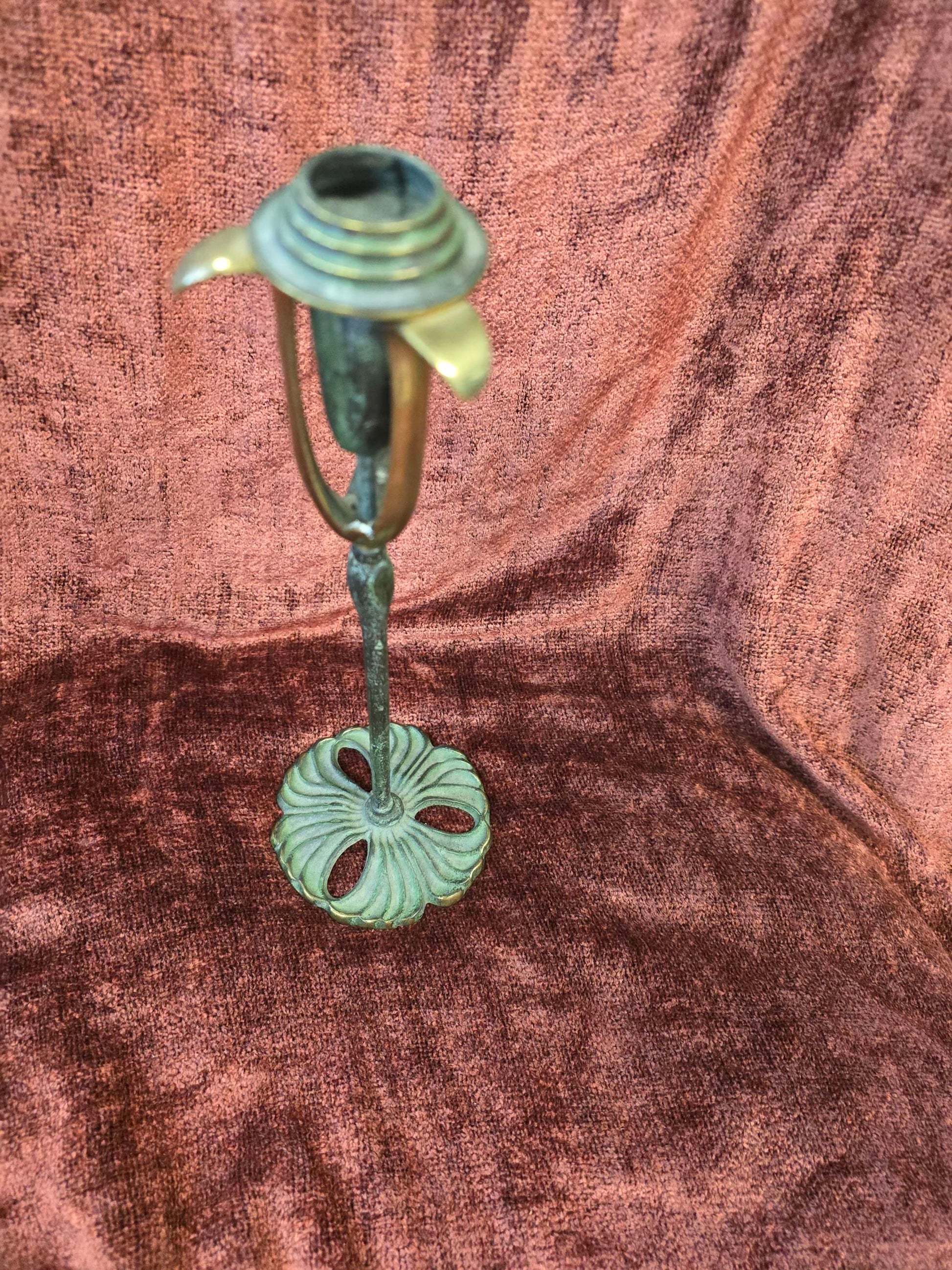 Art Nouveau Candlestick Holder image 0