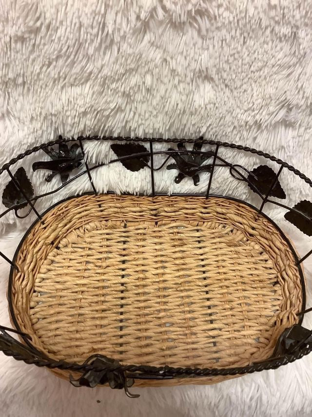 Metal Flower Themed Basket image 2