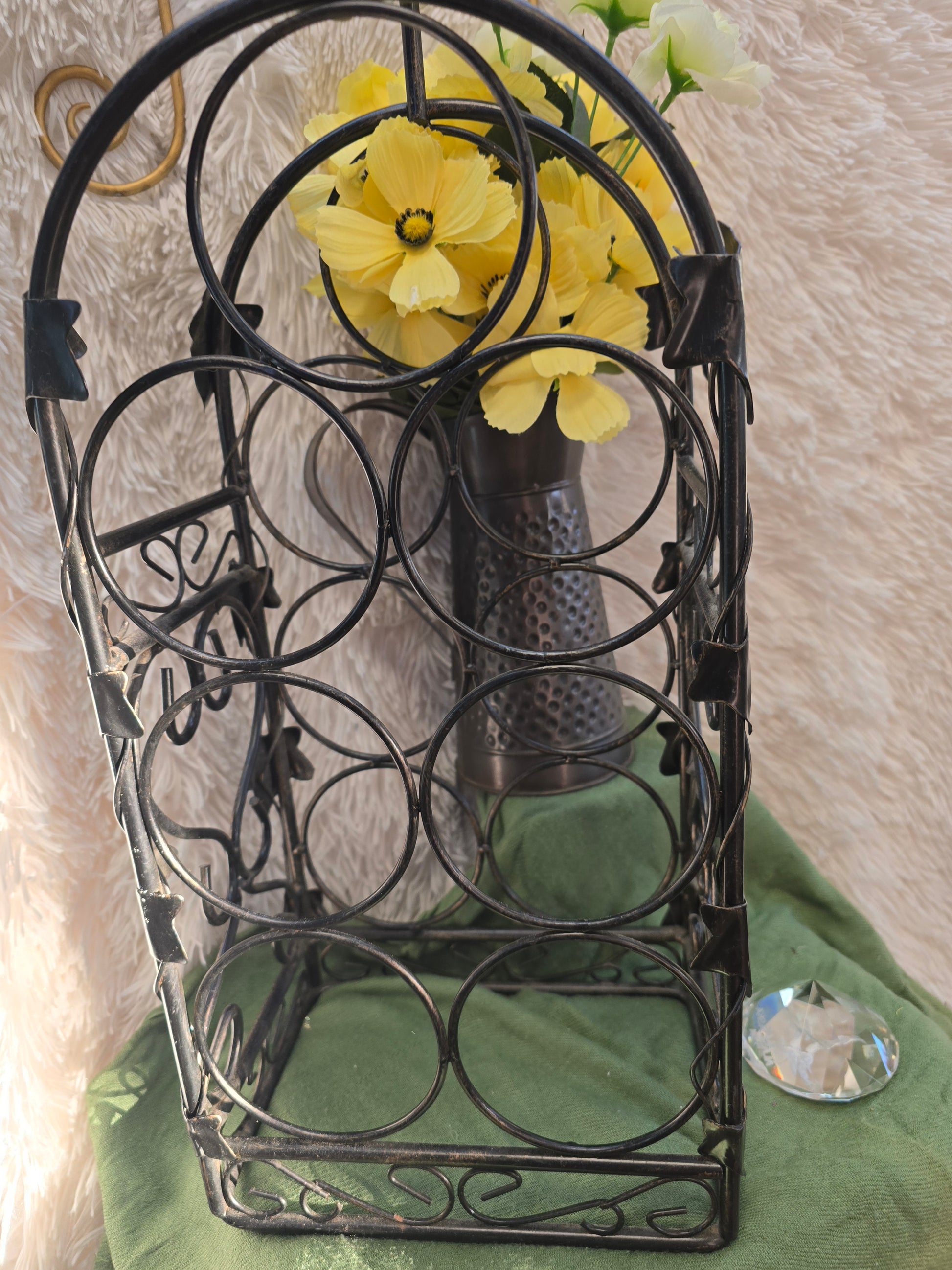 Wrought iron Wine holder image 3