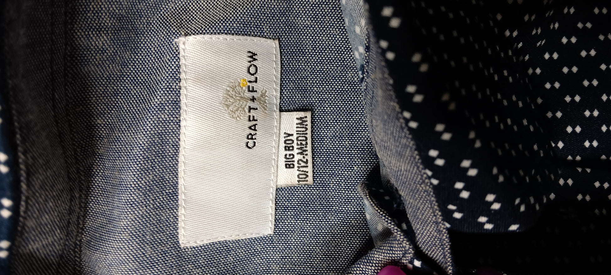 Craft +flow boys button shirt 10/12 image 3