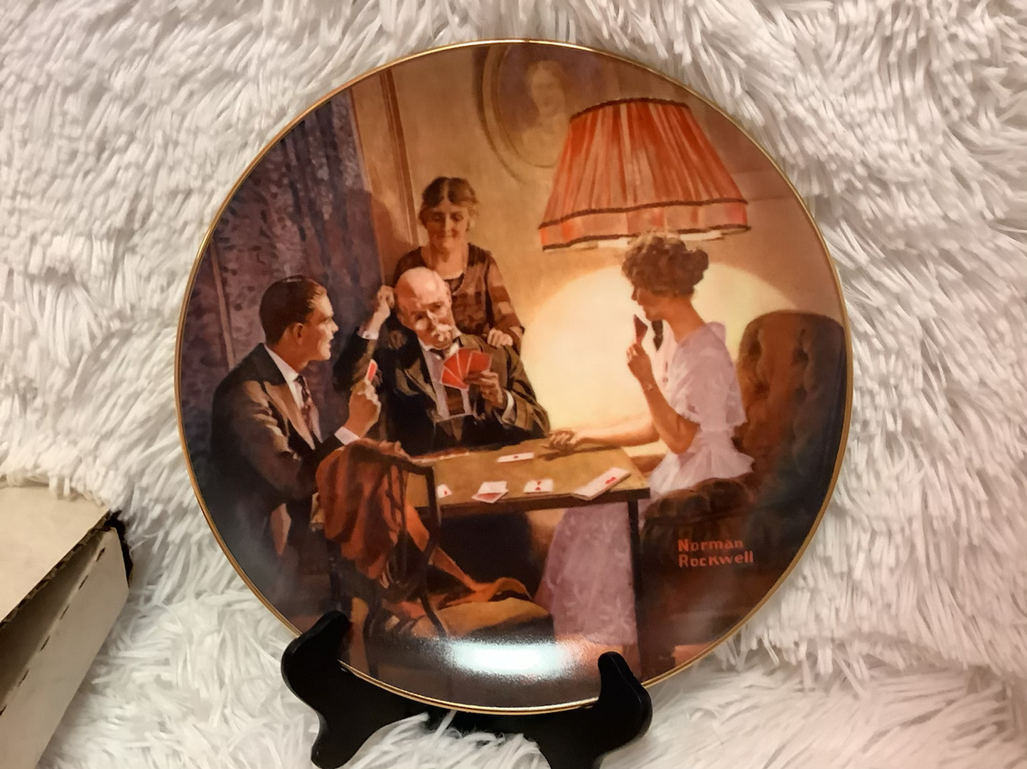 Norman Rockwell “this is the room that light made” plate image 0