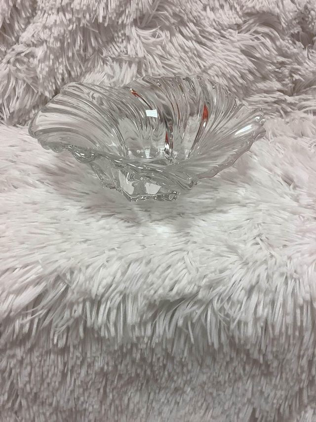 vintage Mikasa Belle Epoque Glass Swirled Candle Holder image 0