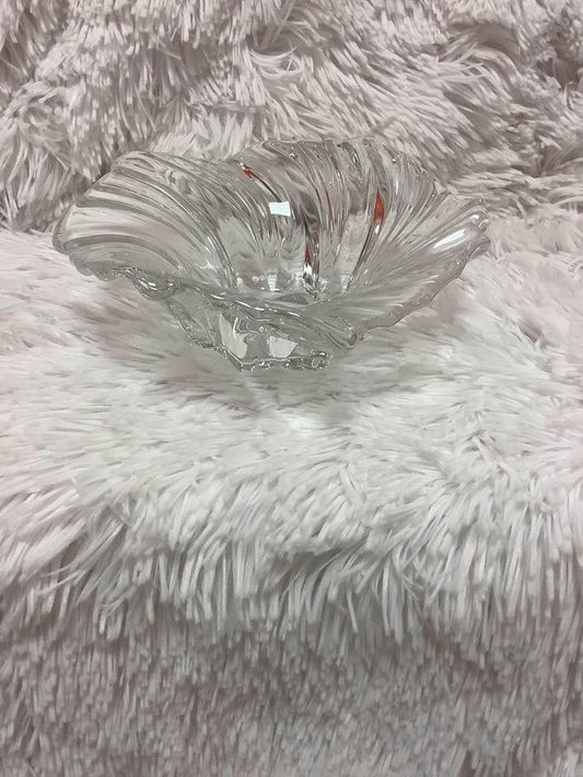 vintage Mikasa Belle Epoque Glass Swirled Candle Holder image 0