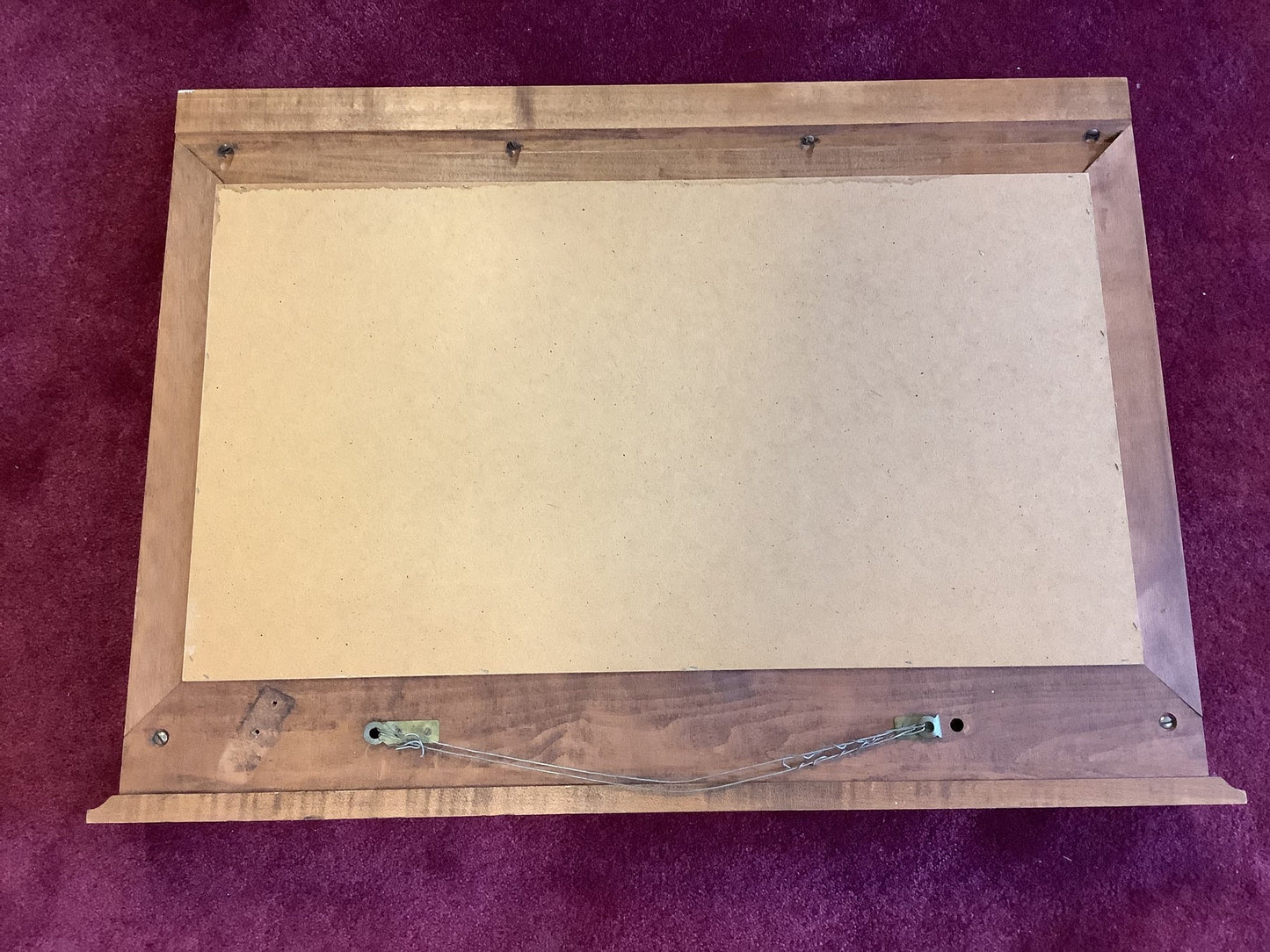 Vintage mirror coat hanger 10x29.5 image 5