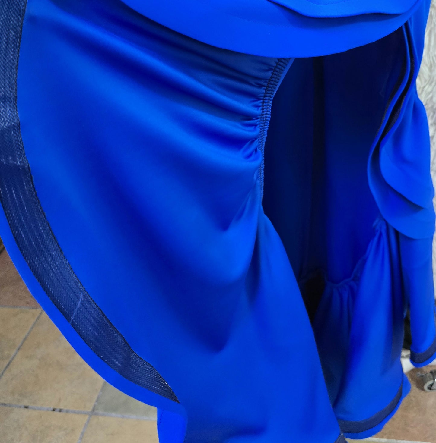 Cobalt blue long formal dress size 4 image 11