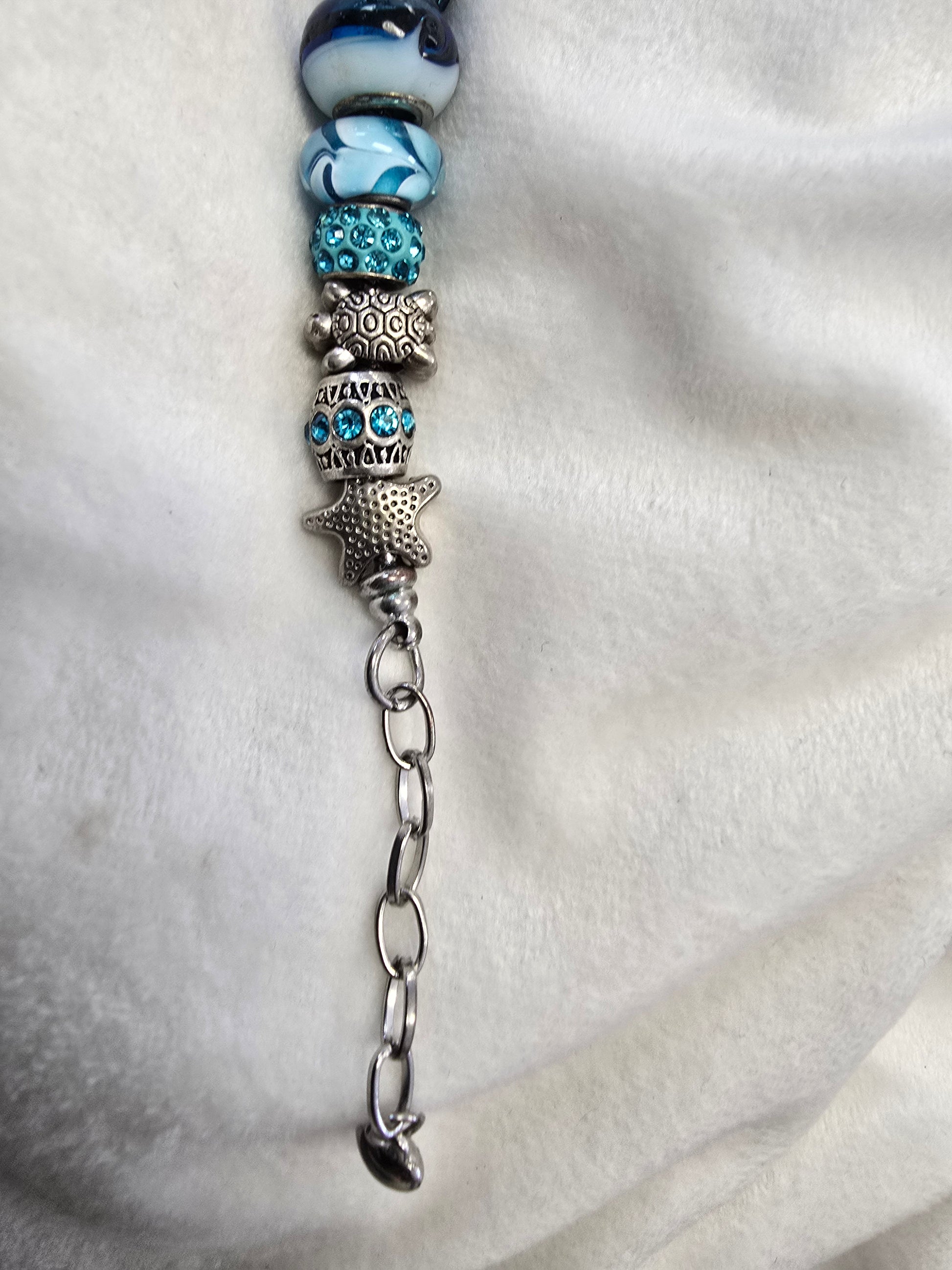 Blue charm bracelet  image 2
