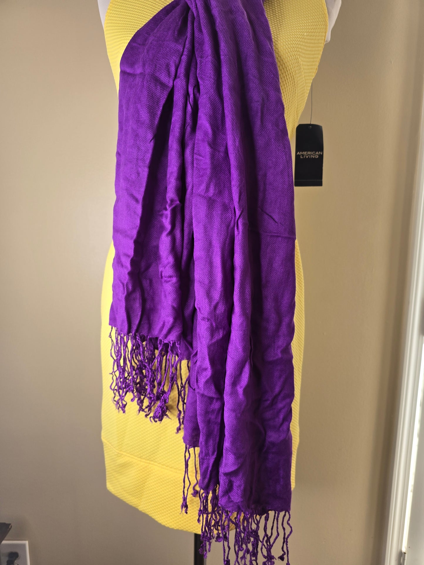 Purple scarf image 2