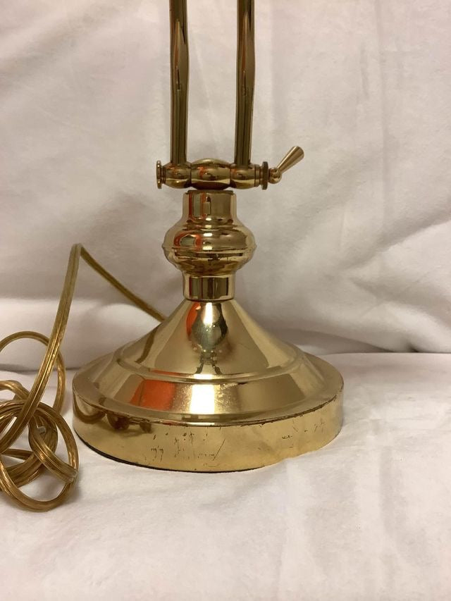 Vintage Brass Desk Lamp image 1