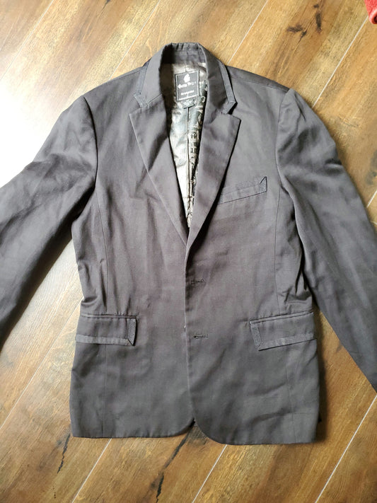 Black Unisex guess jacket size small image 1