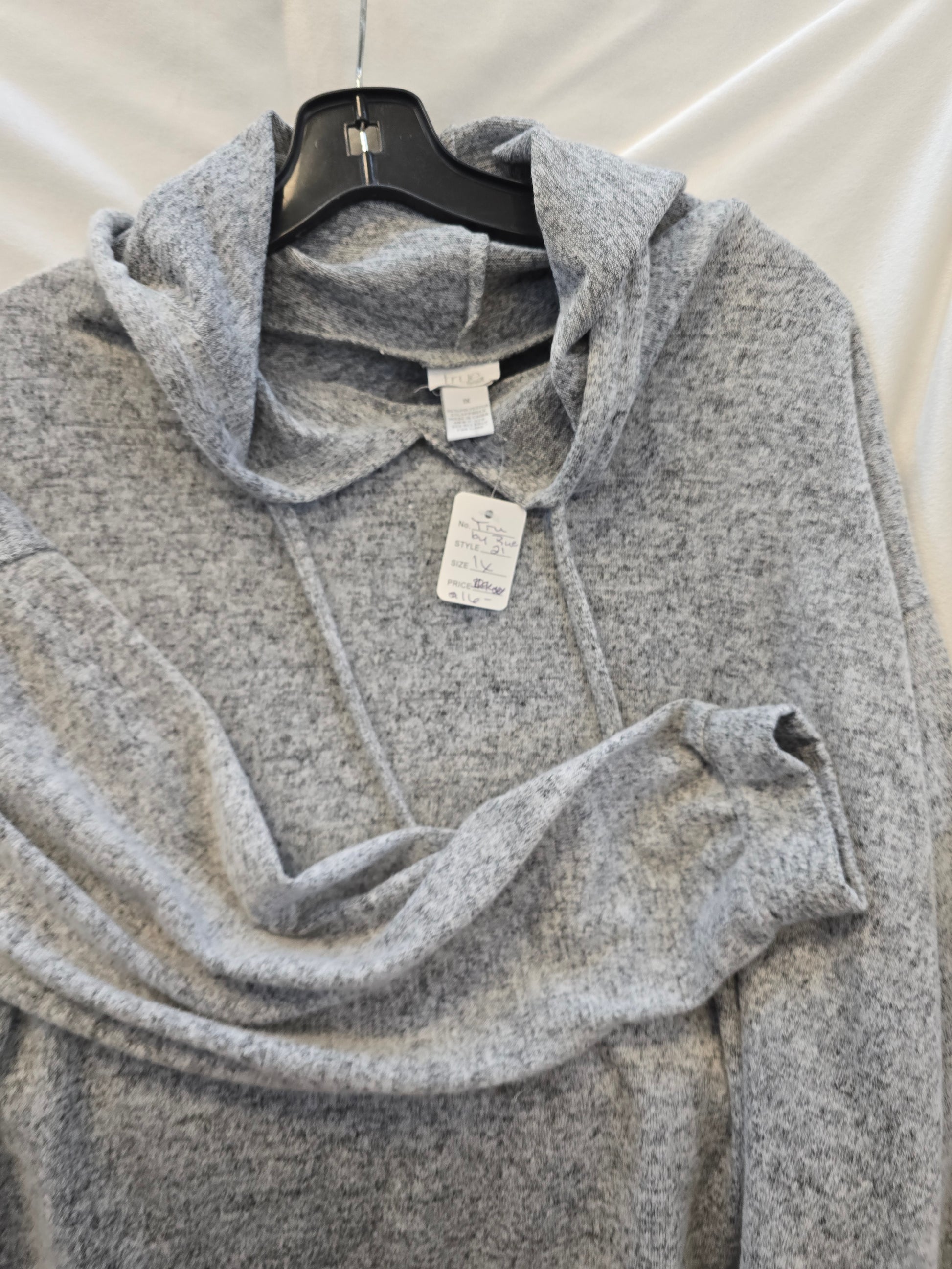 Crop top hoodie sweater 1X image 7