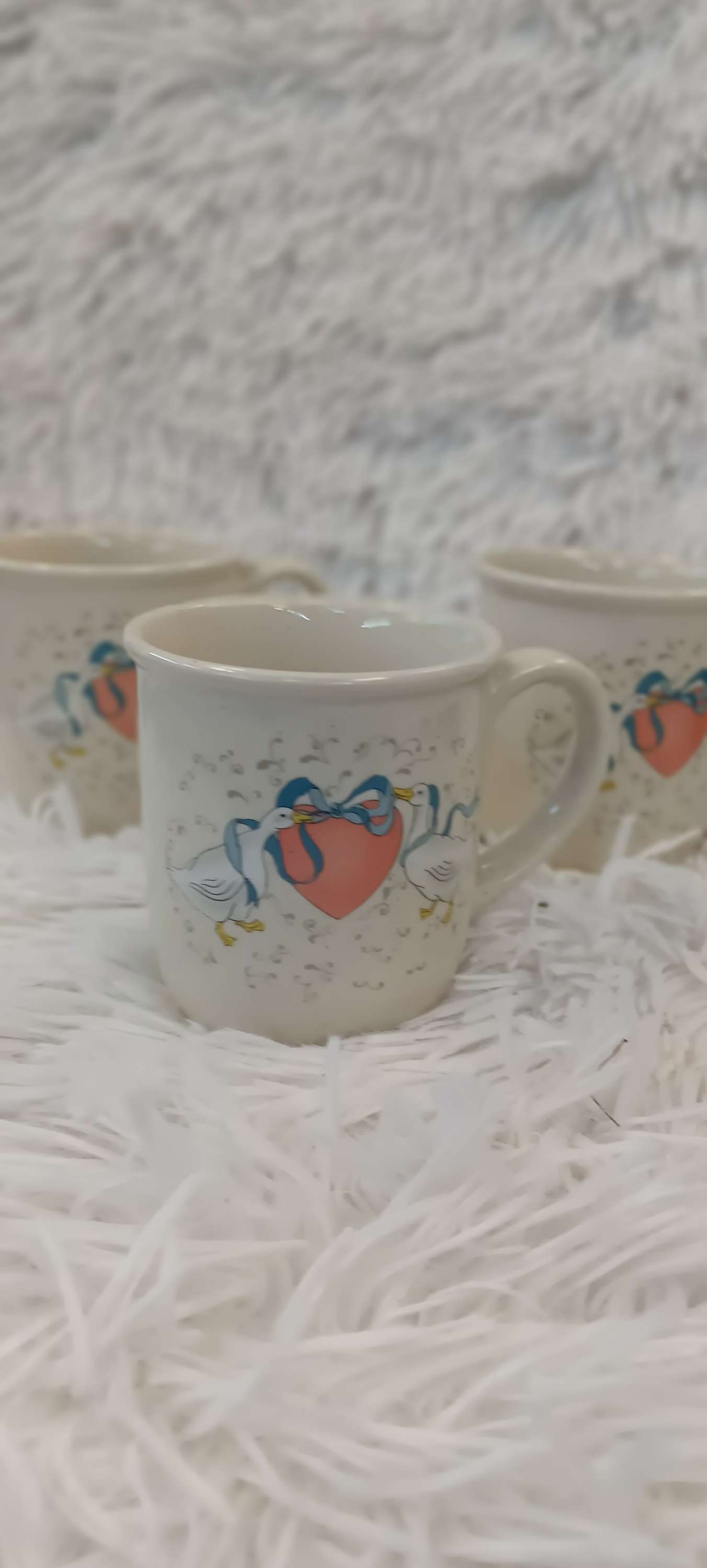 set of 3 vintage replacement cups image 1