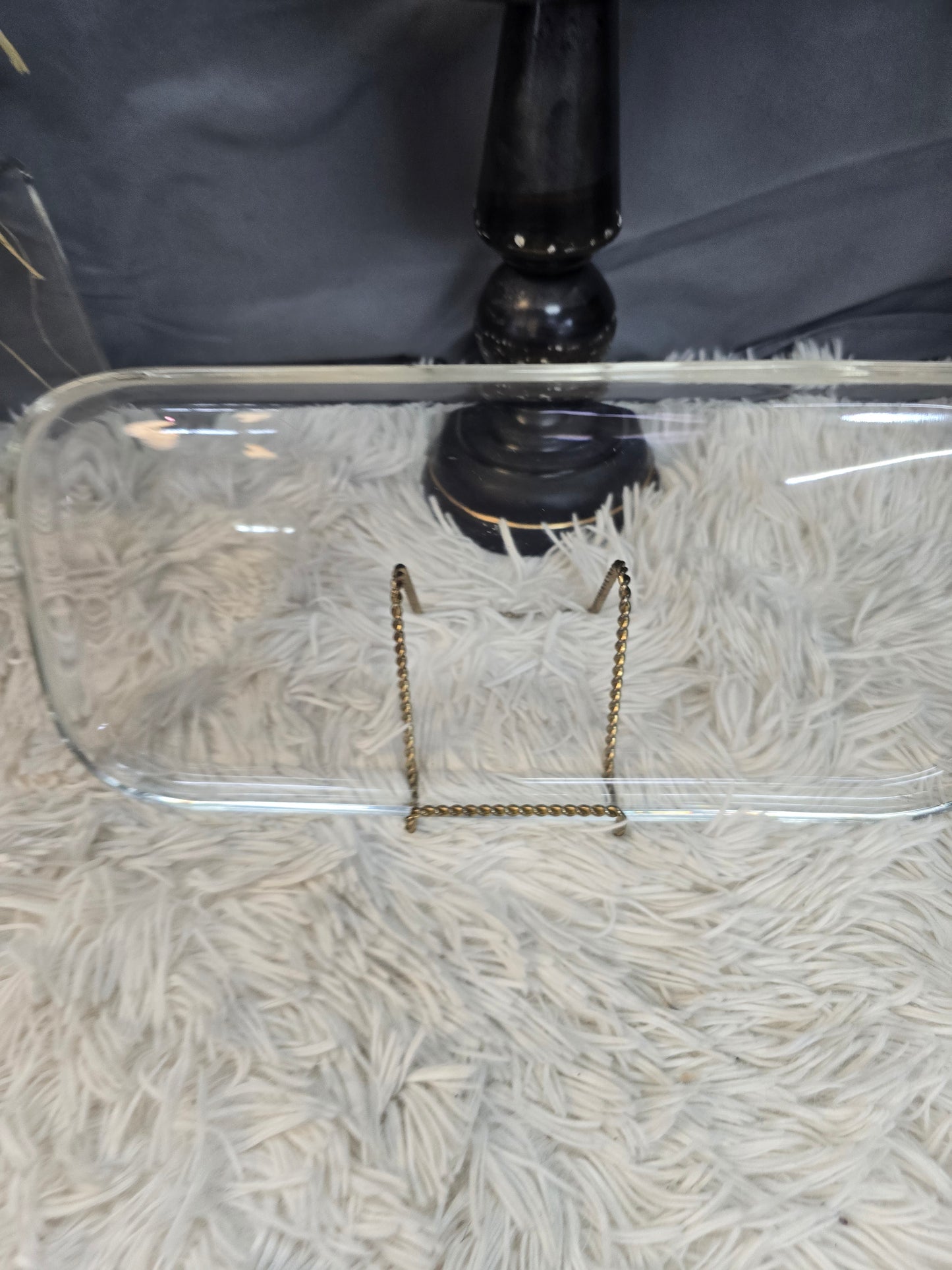 Rectangular clear platter  image 2