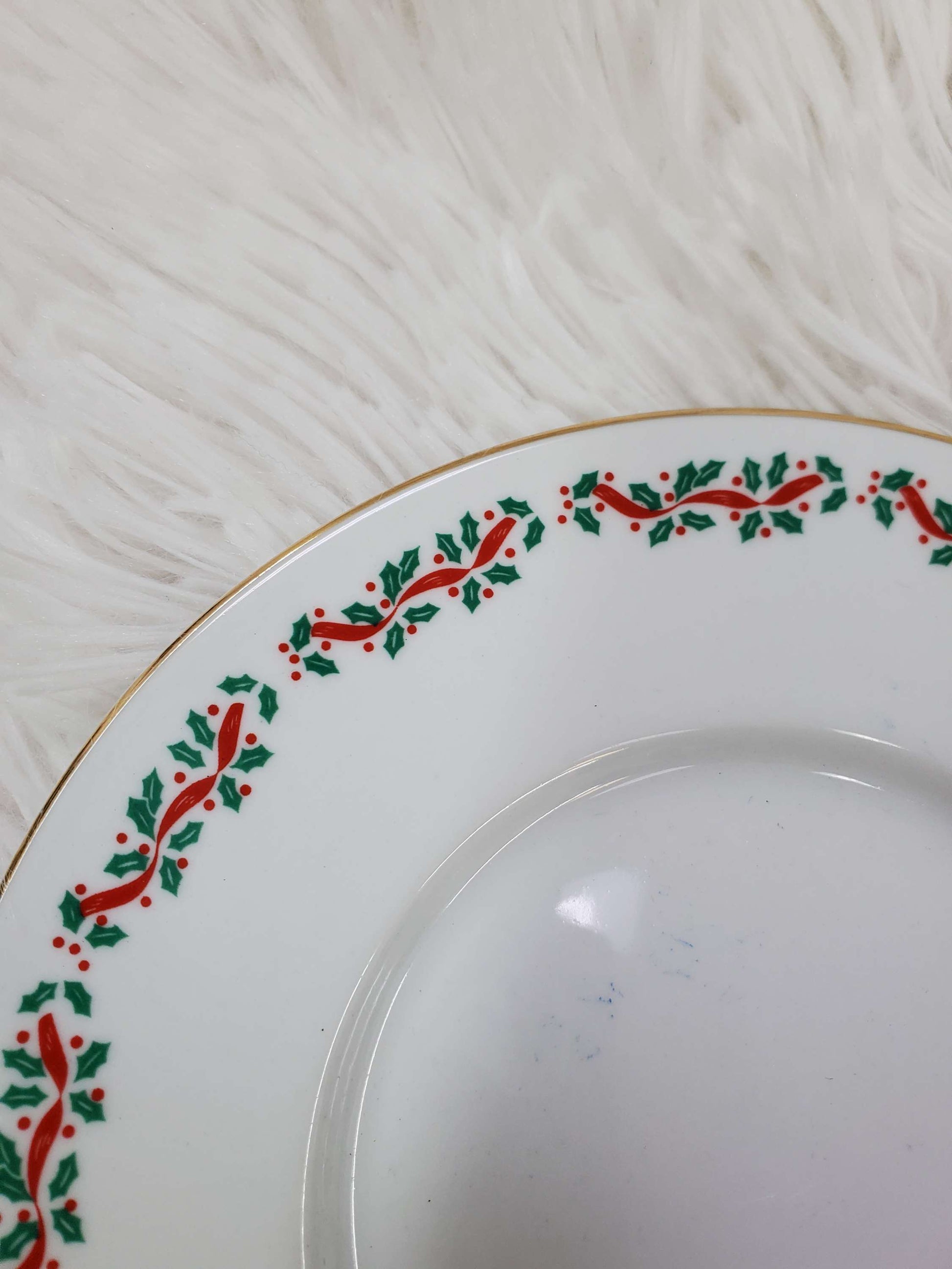 Christmas cake plates set of 12 image 4