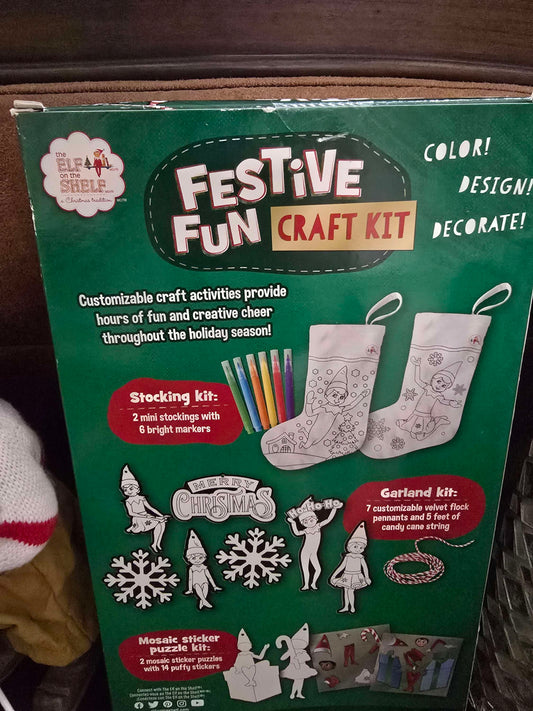 Christmas Festive fun craft kit image 1