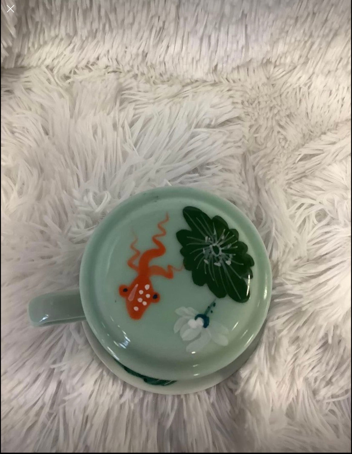 Oriental mug with fish design image 3