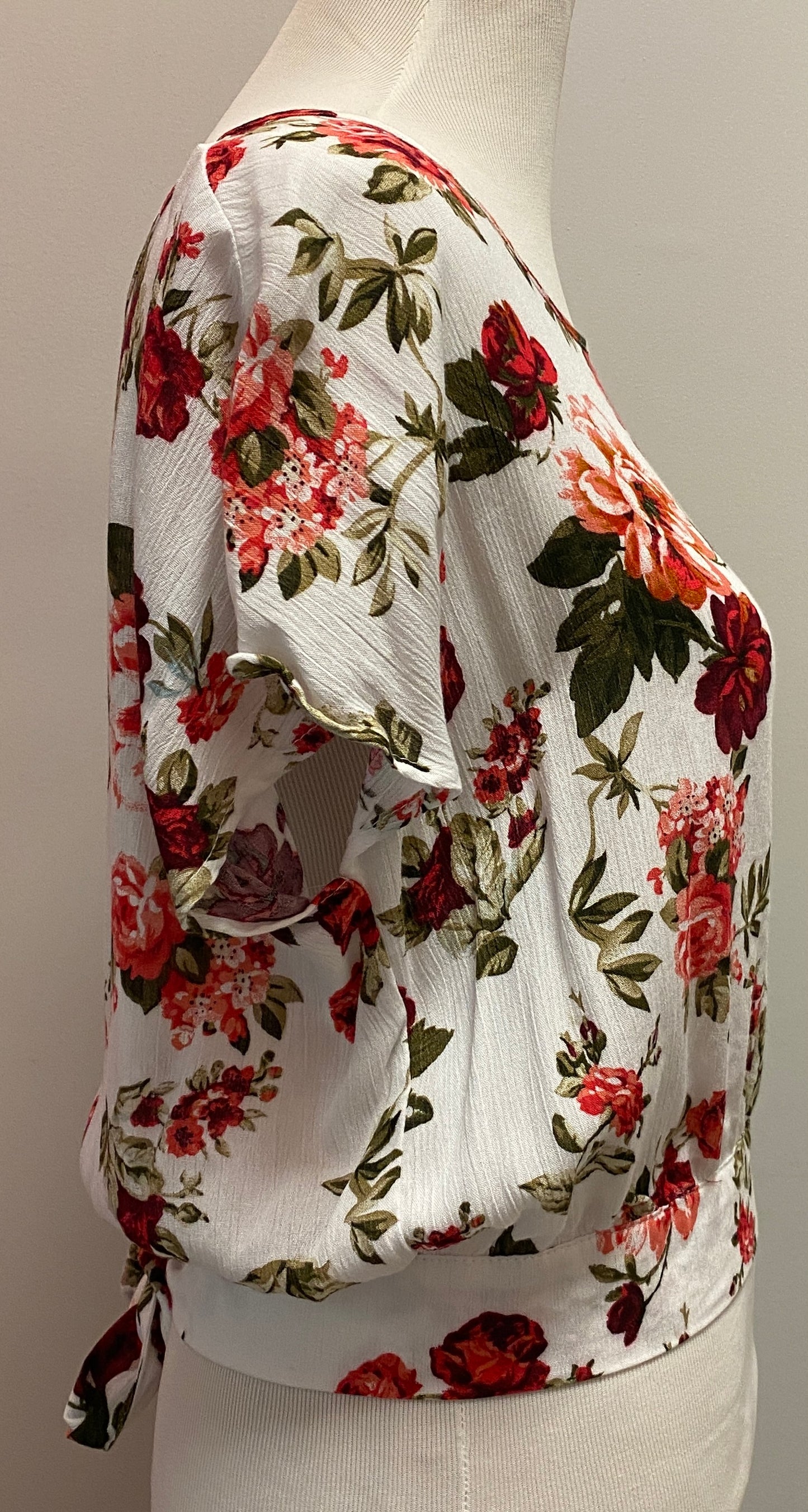 Ambiance Floral Print Blouse (L) image 3