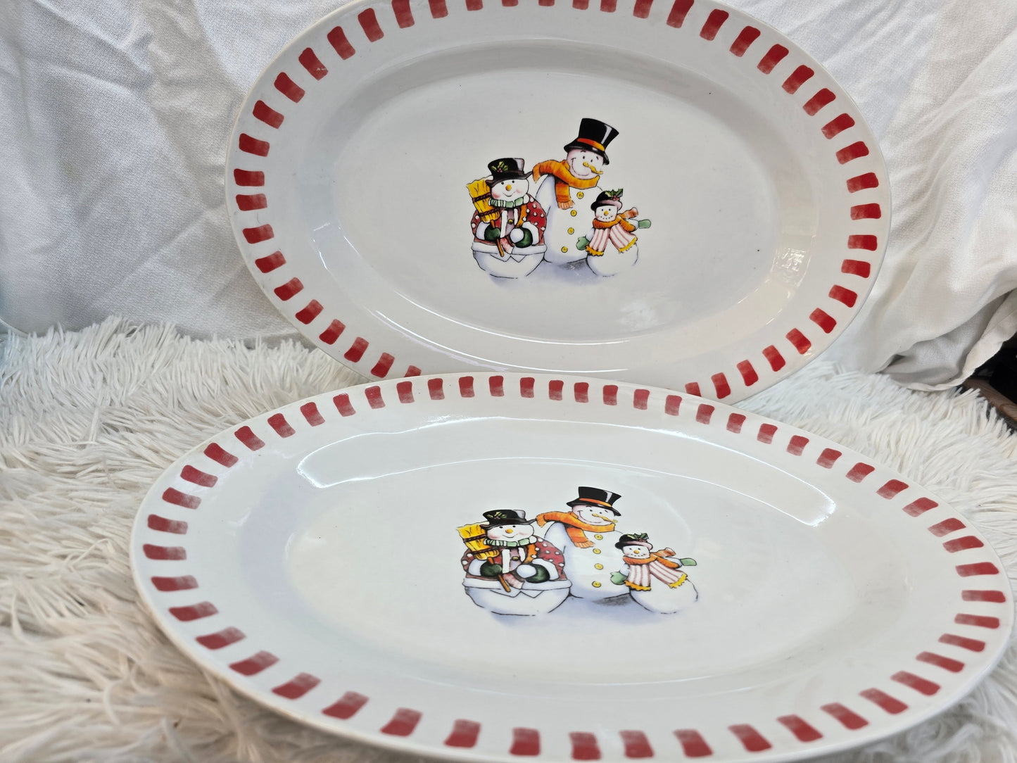 2 Christmas serving platter image 0