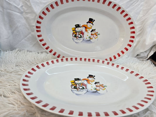 2 Christmas serving platter image 0