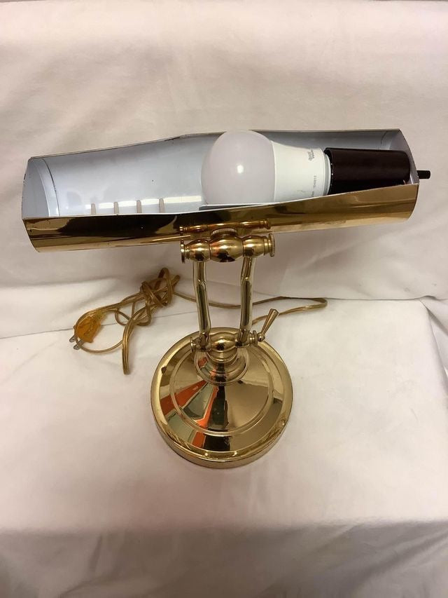 Vintage Brass Desk Lamp image 4