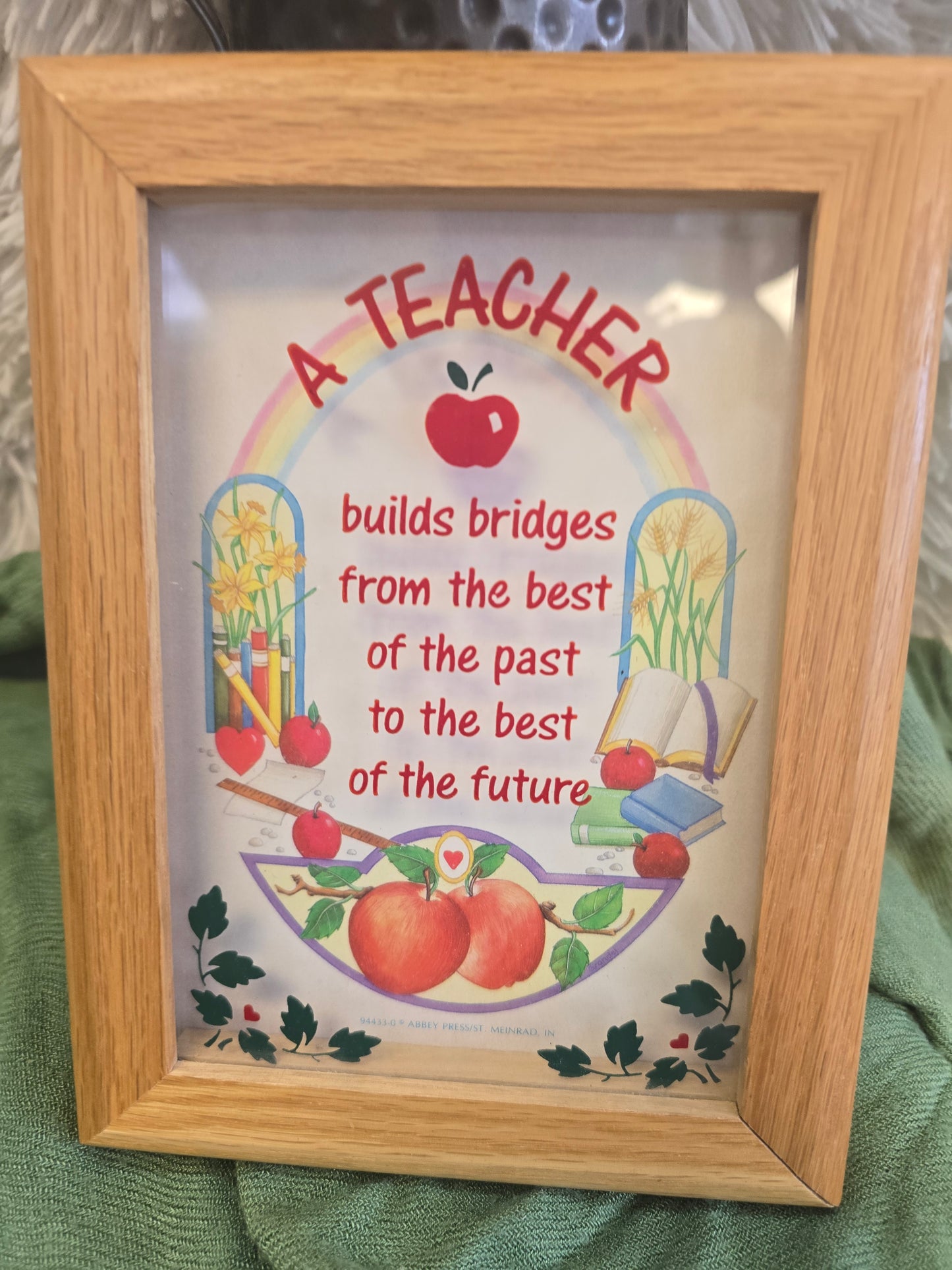 Teacher gift frame 8x6 image 0