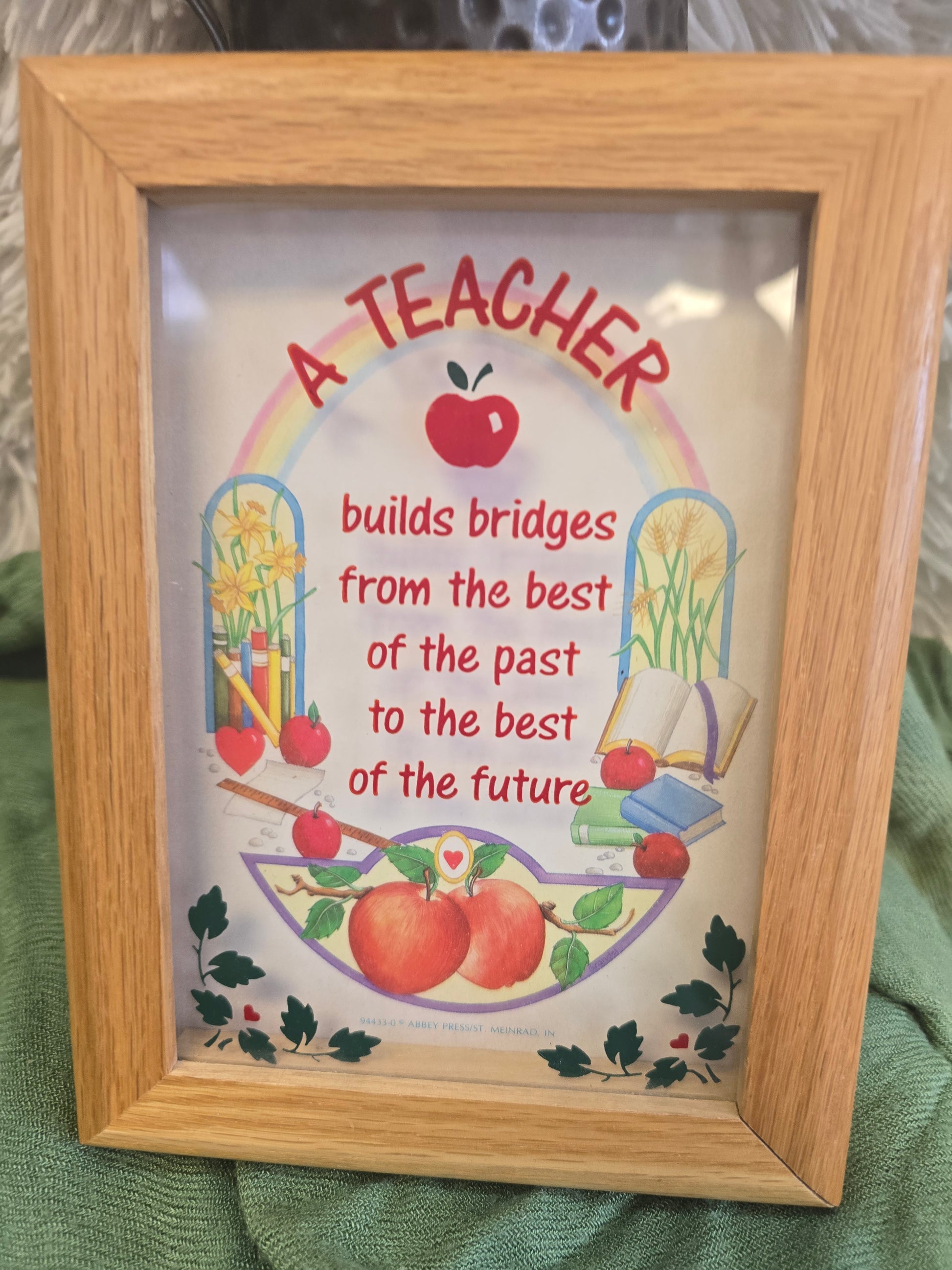 Teacher gift frame 8x6 image 0