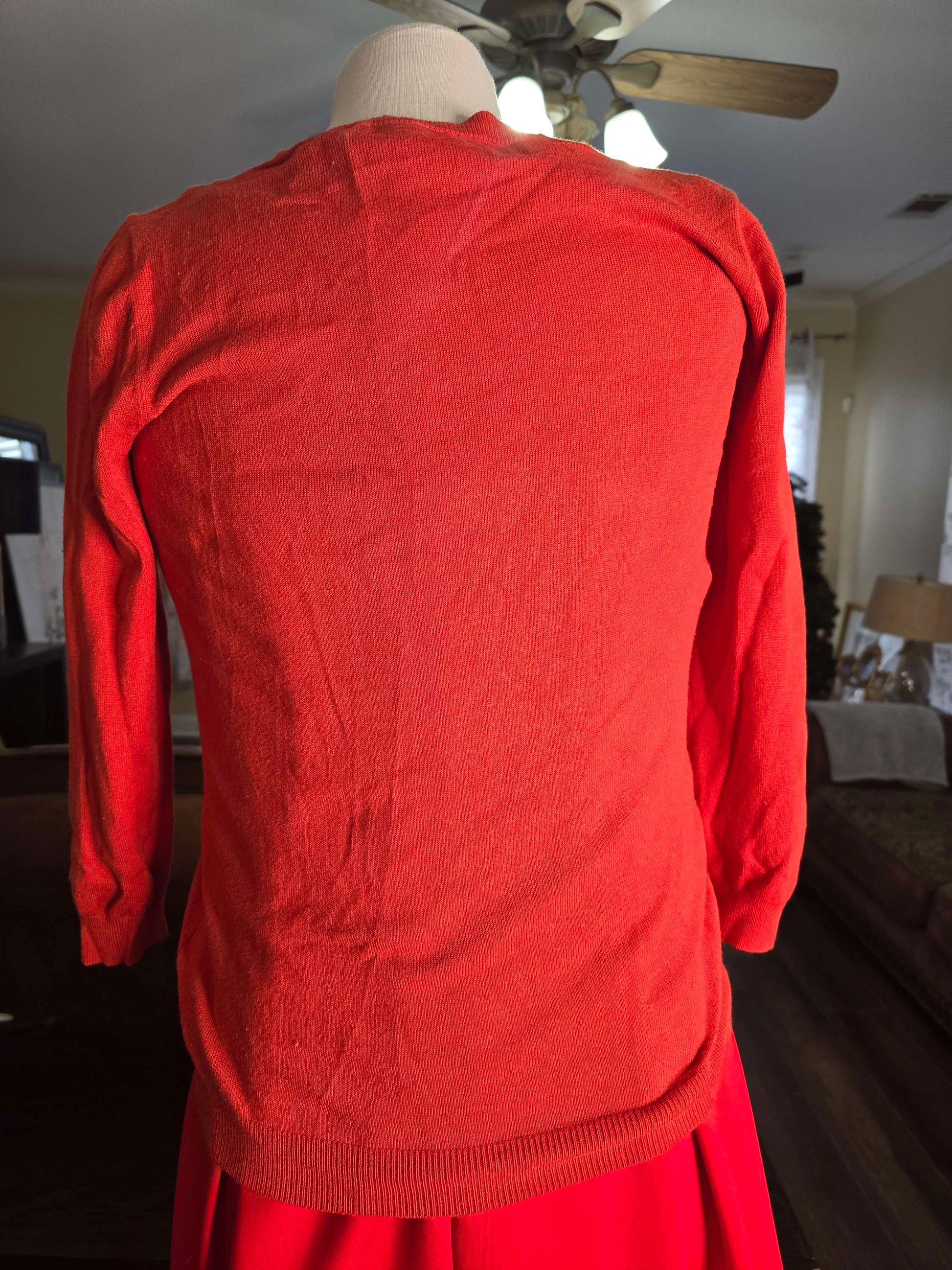 Joseph A orange sweater S image 3