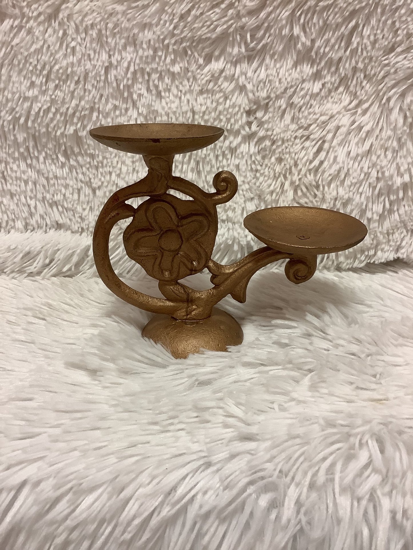 Bronze candle holder image 0