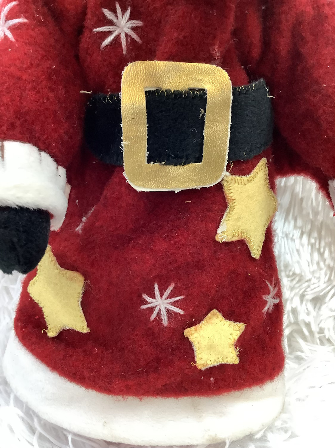 Standing Santa stuffed decor image 4