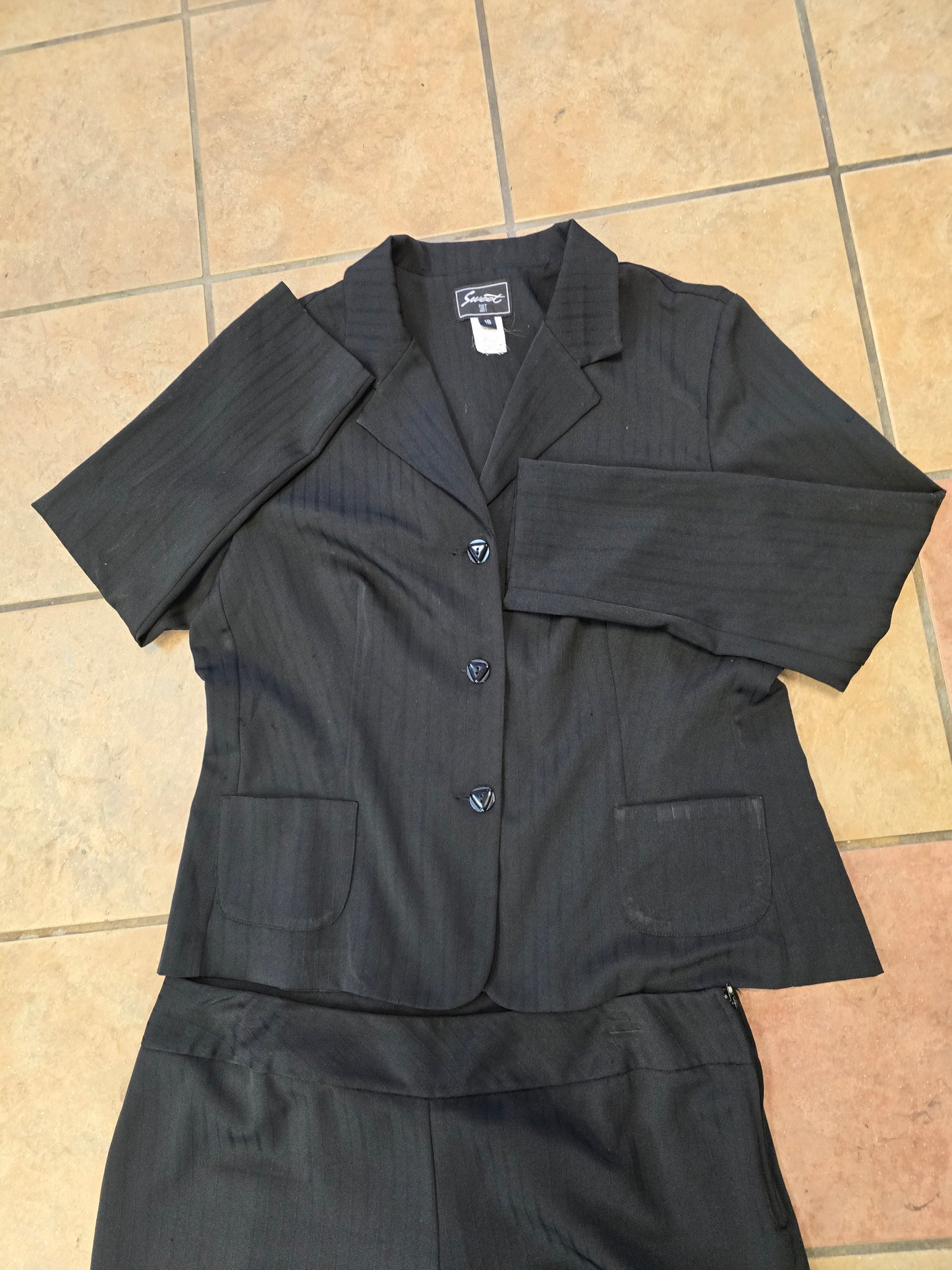 Women 2 piece pants suit Blue size 18 image 8