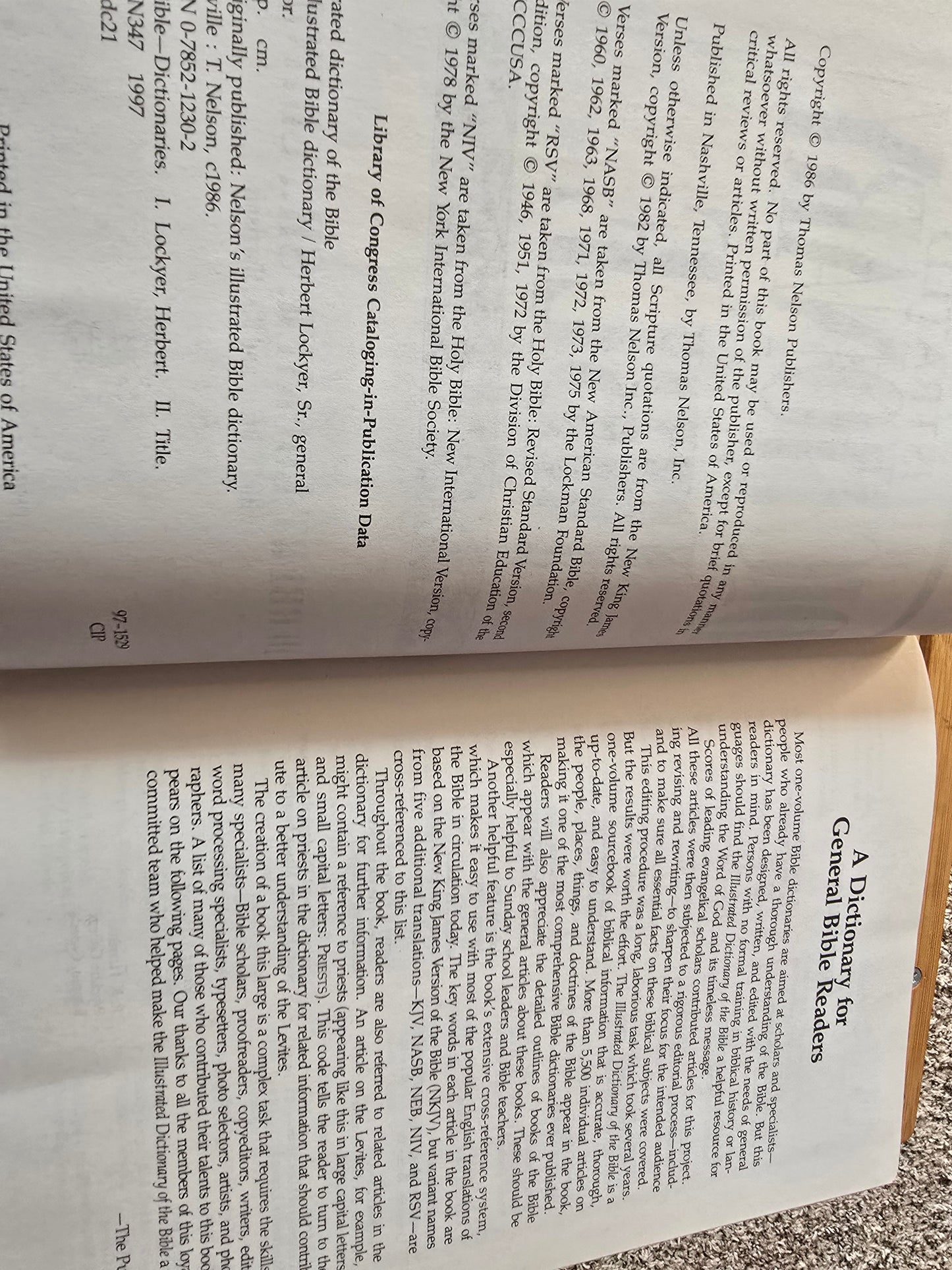 Illustrated Dictionary of the Bible – Herbert Lockyer Sr. – Hardcover Biblical Reference Book