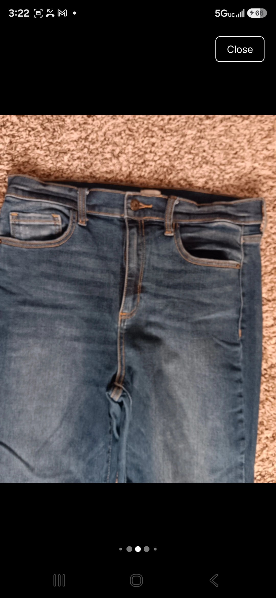 Sneak Peek Women’s Distressed Boyfriend Jeans – Size 13/29