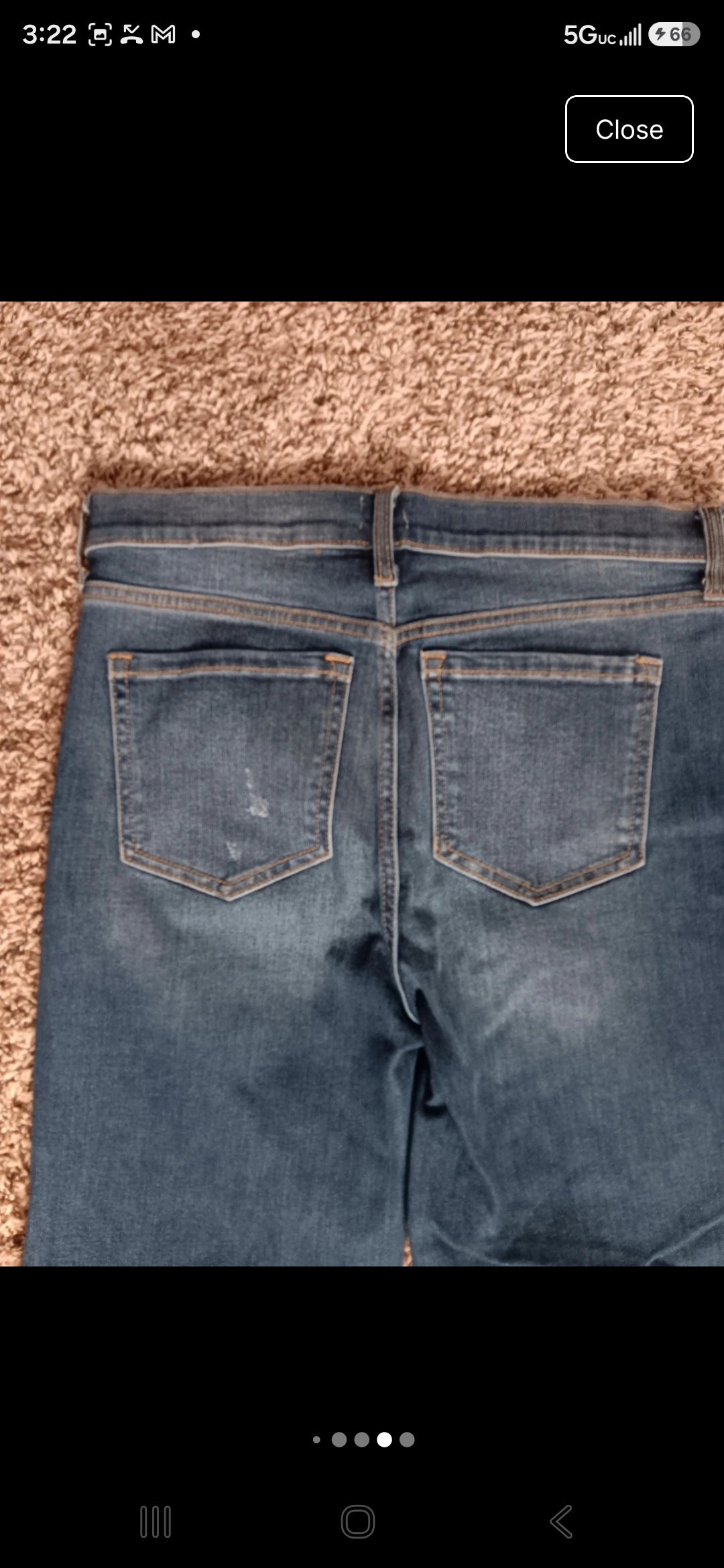 Sneak Peek Women’s Distressed Boyfriend Jeans – Size 13/29
