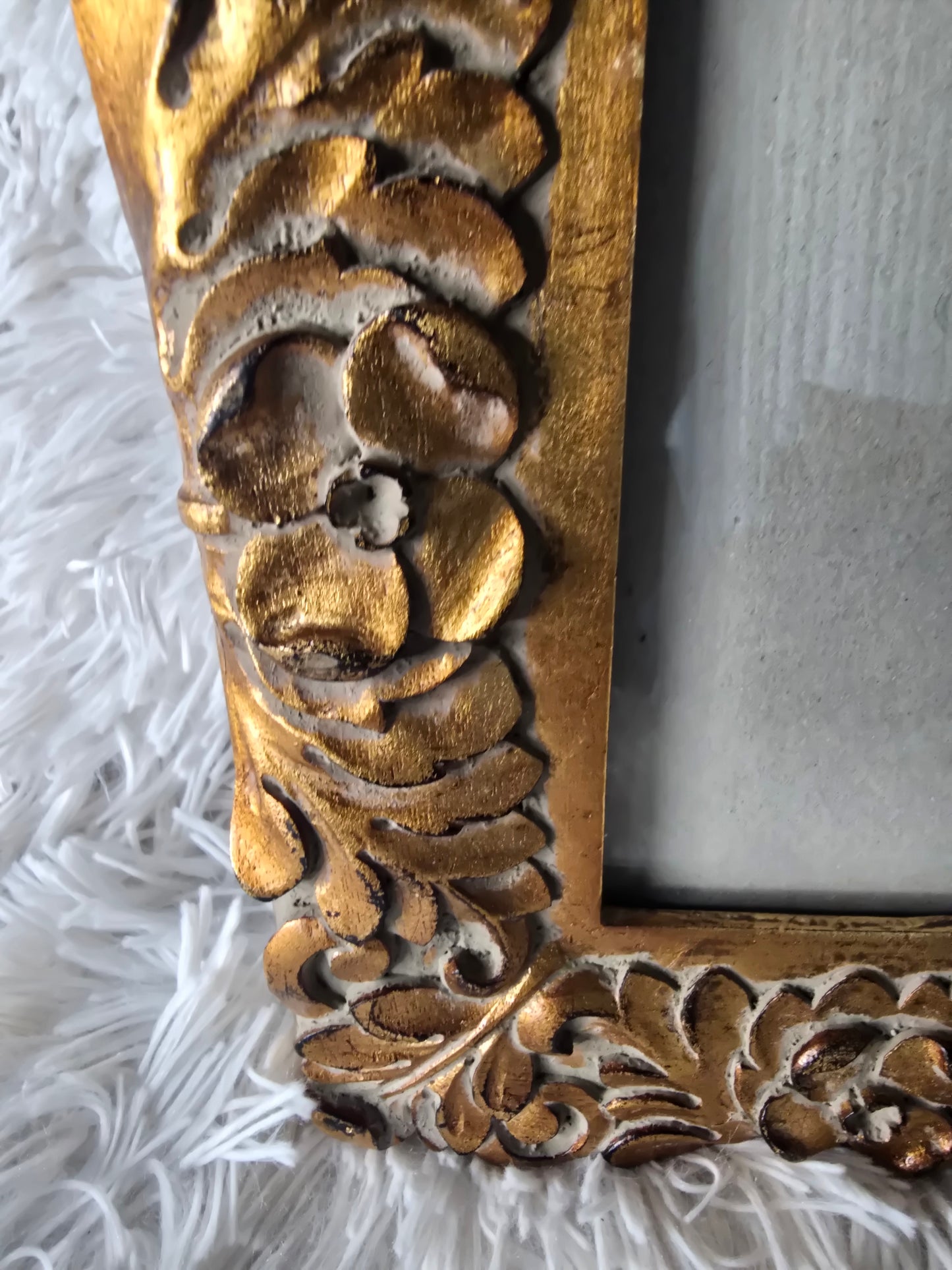 Vintage Ornate Gold Floral Picture Frame