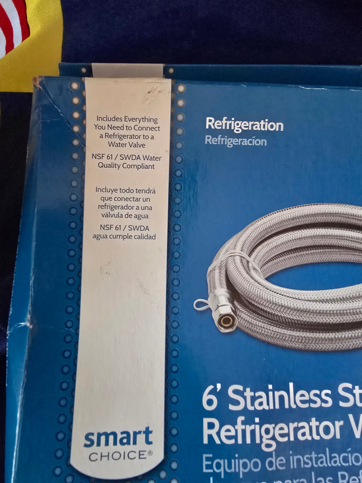 Smart Choice 6 Ft Stainless Steel Refrigerator Waterline Installation Kit – Complete