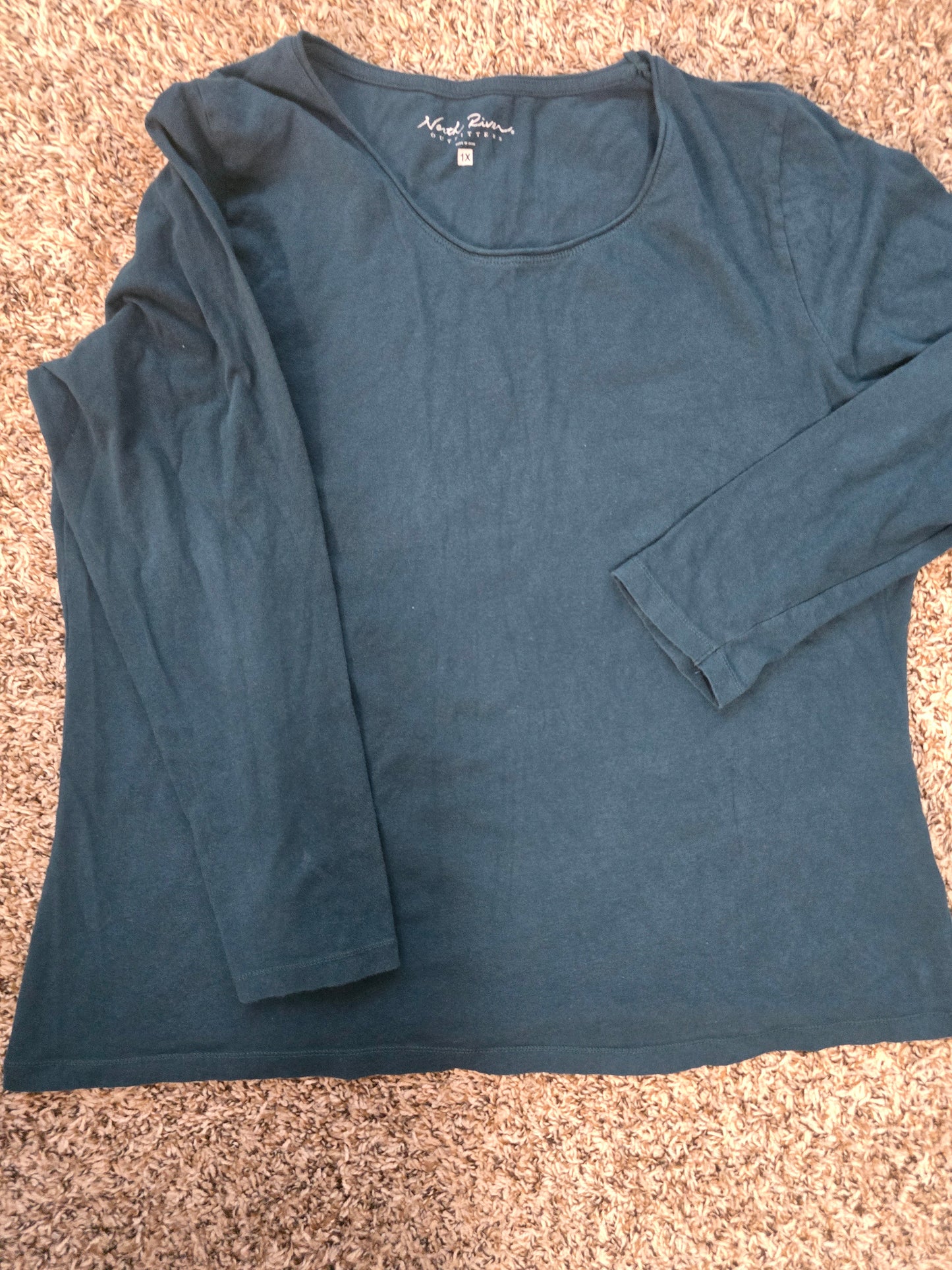 North River Outfitters Women’s Long-Sleeve Top – Size 1X