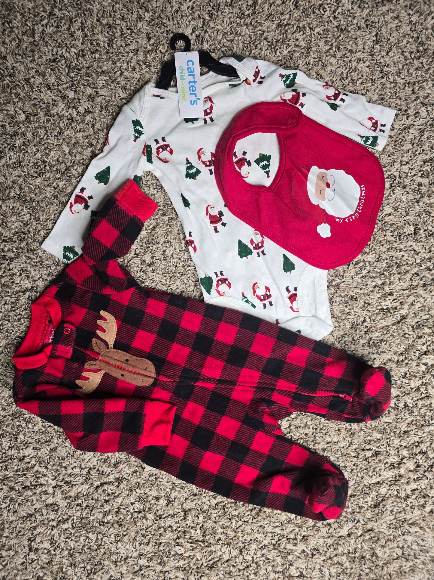 Set of 2 Christmas baby suits 3-6M