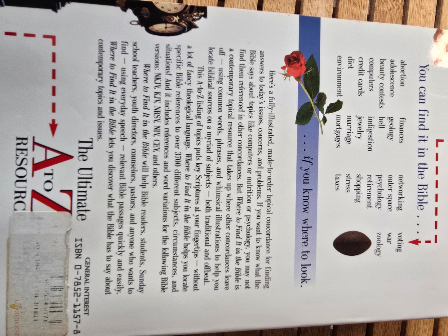 Where to Find It in the Bible by Ken Anderson – Ultimate A–Z Bible Reference – Fully Illustrated