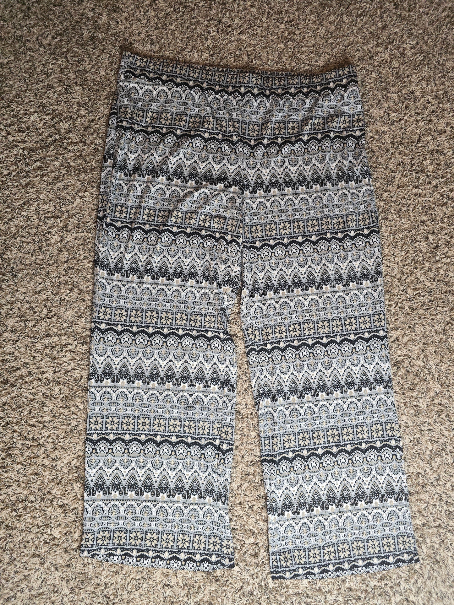 Kim Rogers Curvy Women's Printed Pull-On Pants – Size 2X