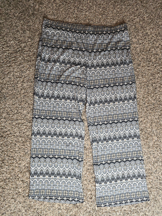 Kim Rogers Curvy Women's Printed Pull-On Pants – Size 2X