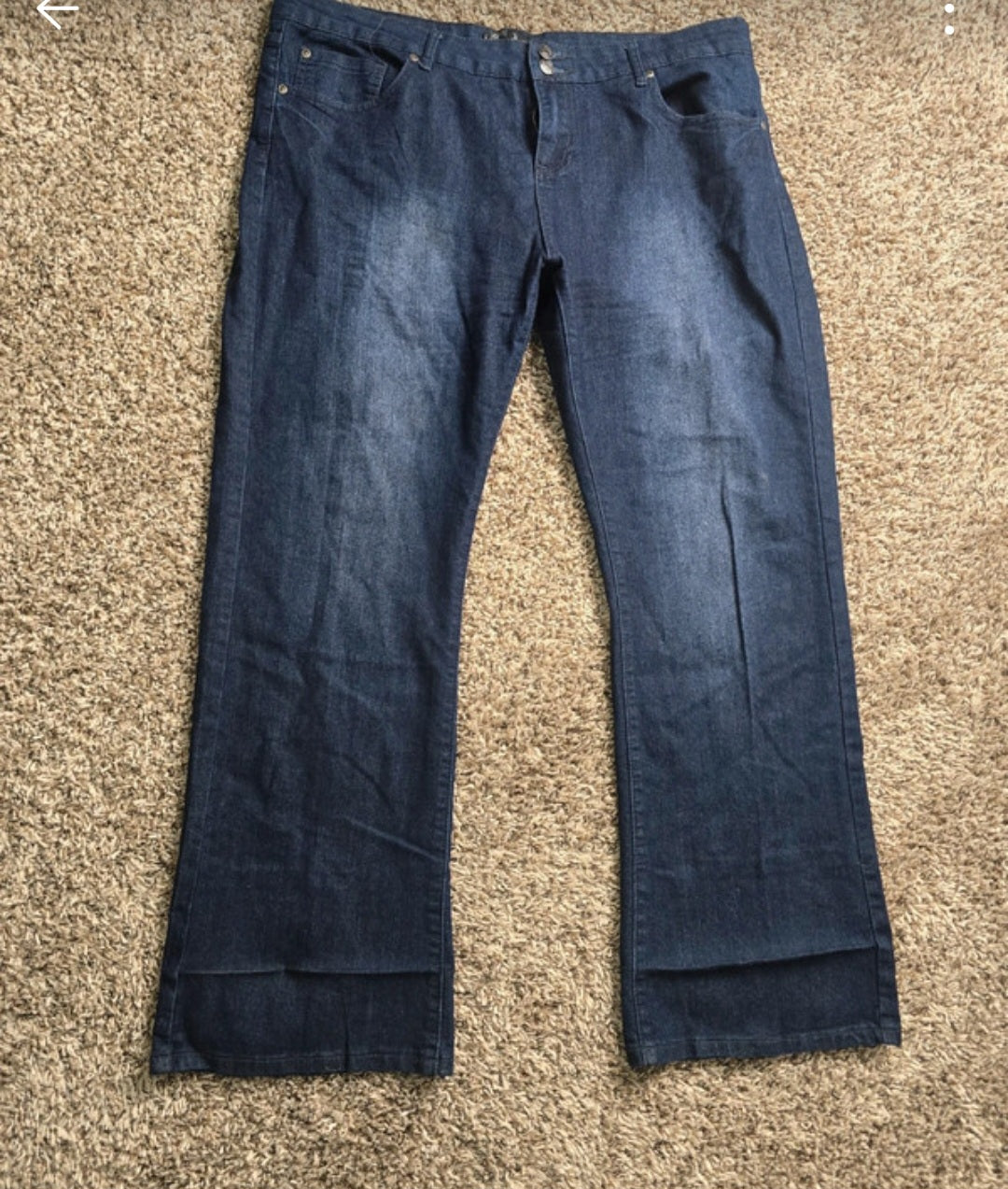 DOTS Classy Women’s Dark Wash Jeans – Size 17/18 Short