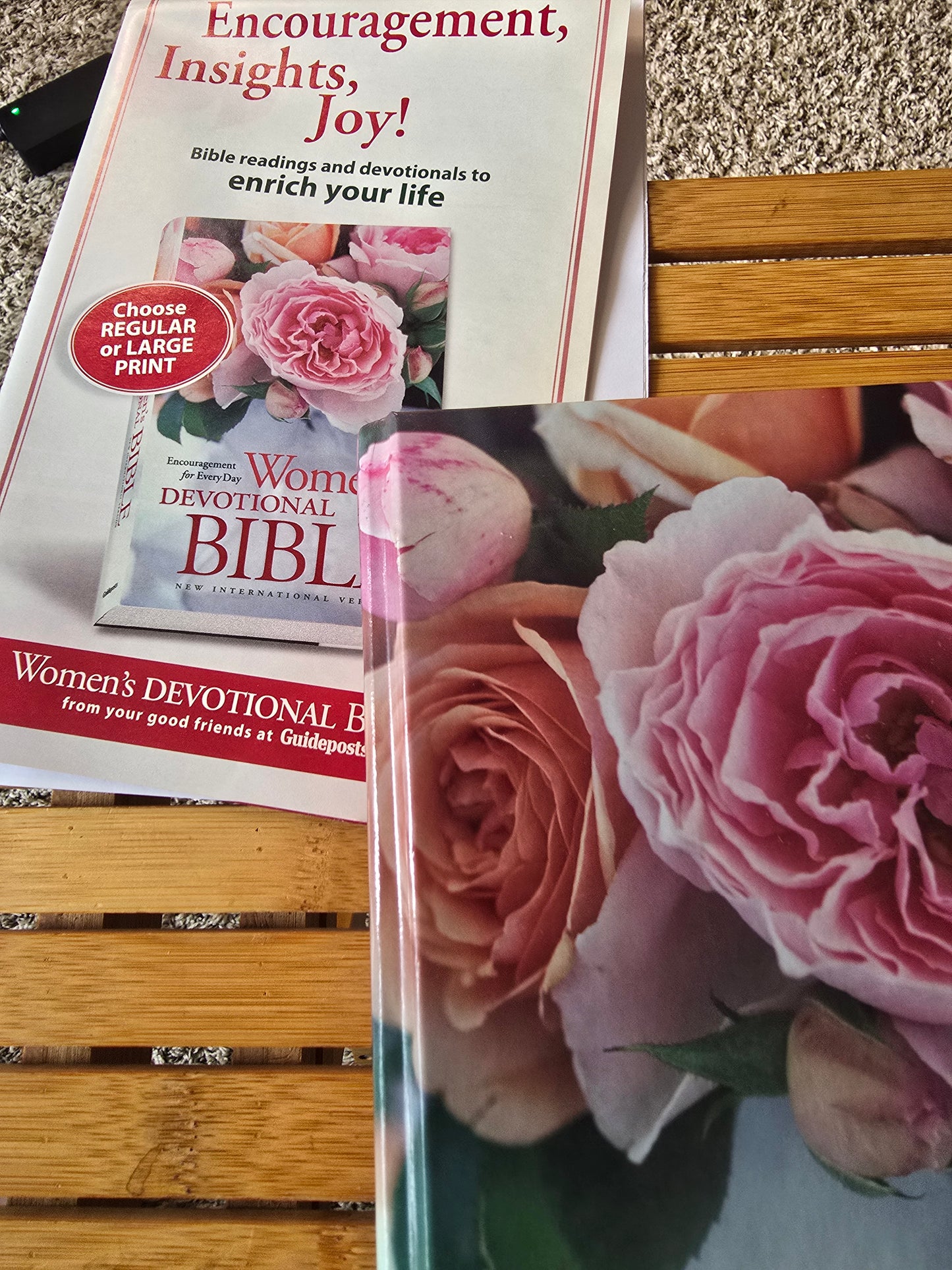 New Women’s Devotional Bible NIV – Hardcover Floral Edition – Encouragement for Every Day