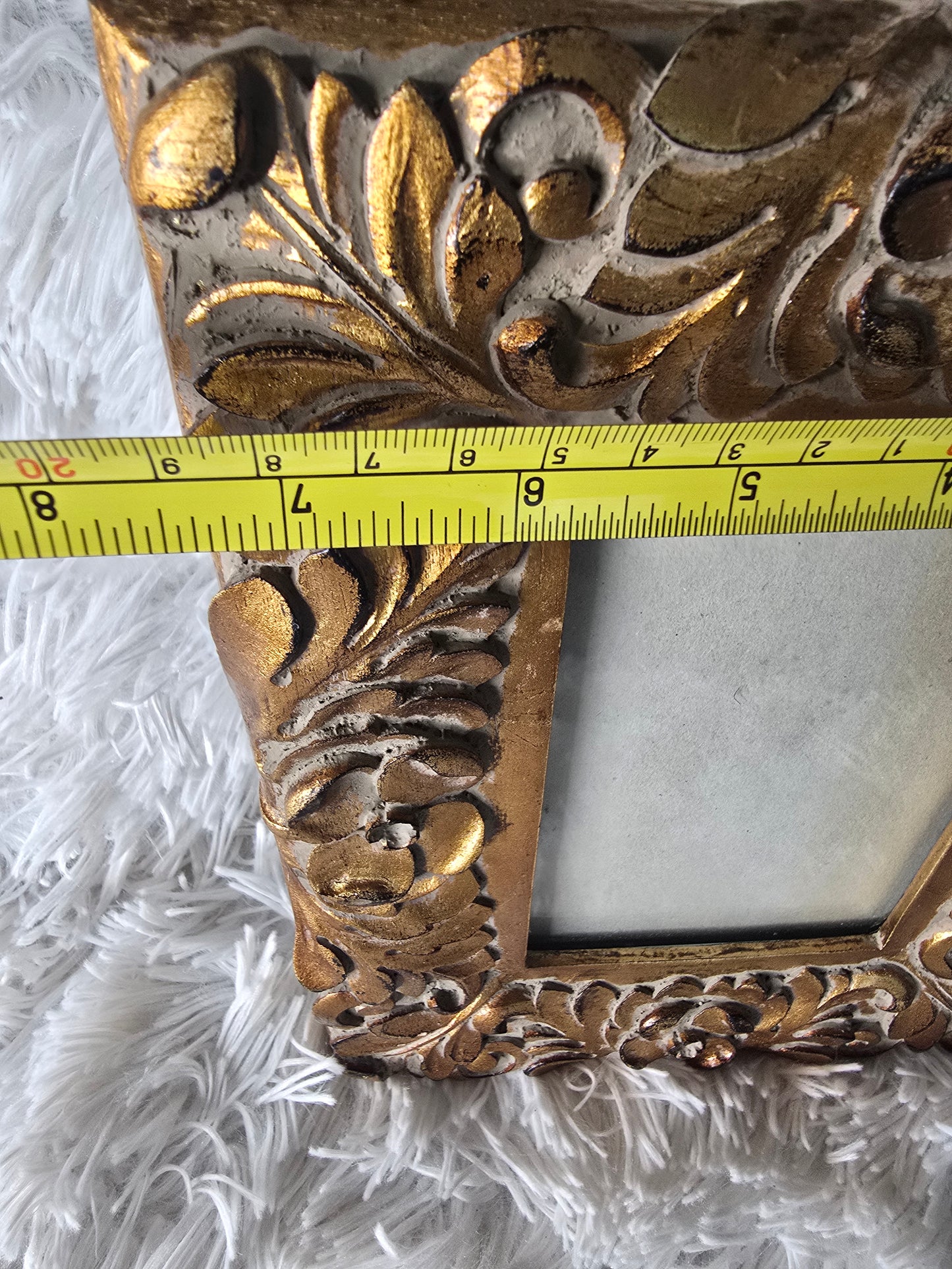 Vintage Ornate Gold Floral Picture Frame